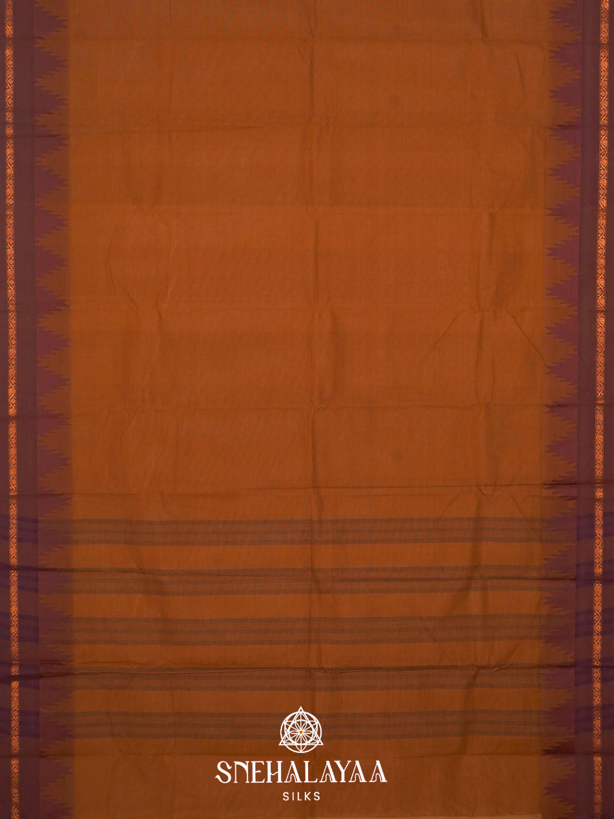 Brown Chettinad Cotton Saree