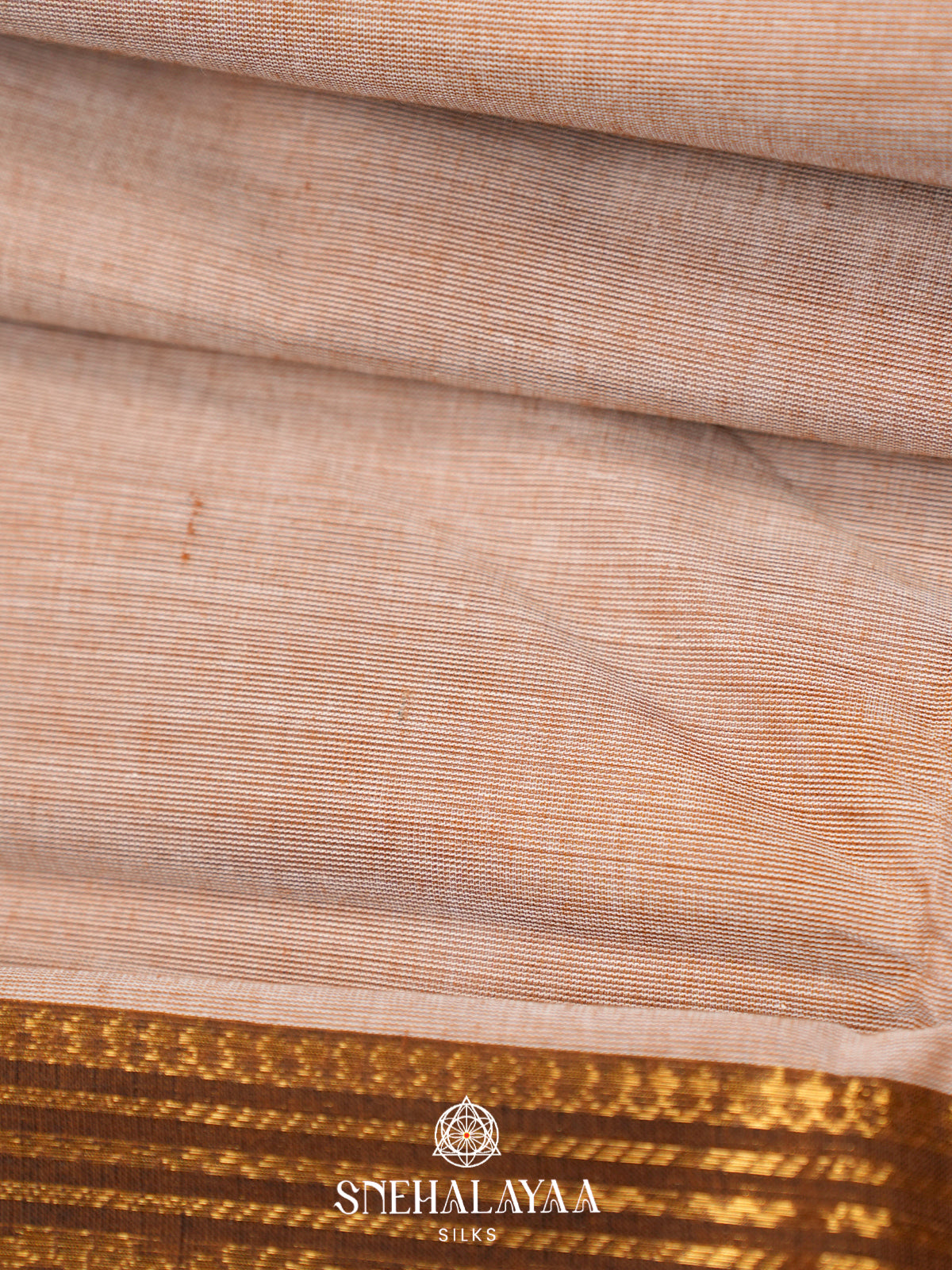 Biege Chettinad Cotton Saree