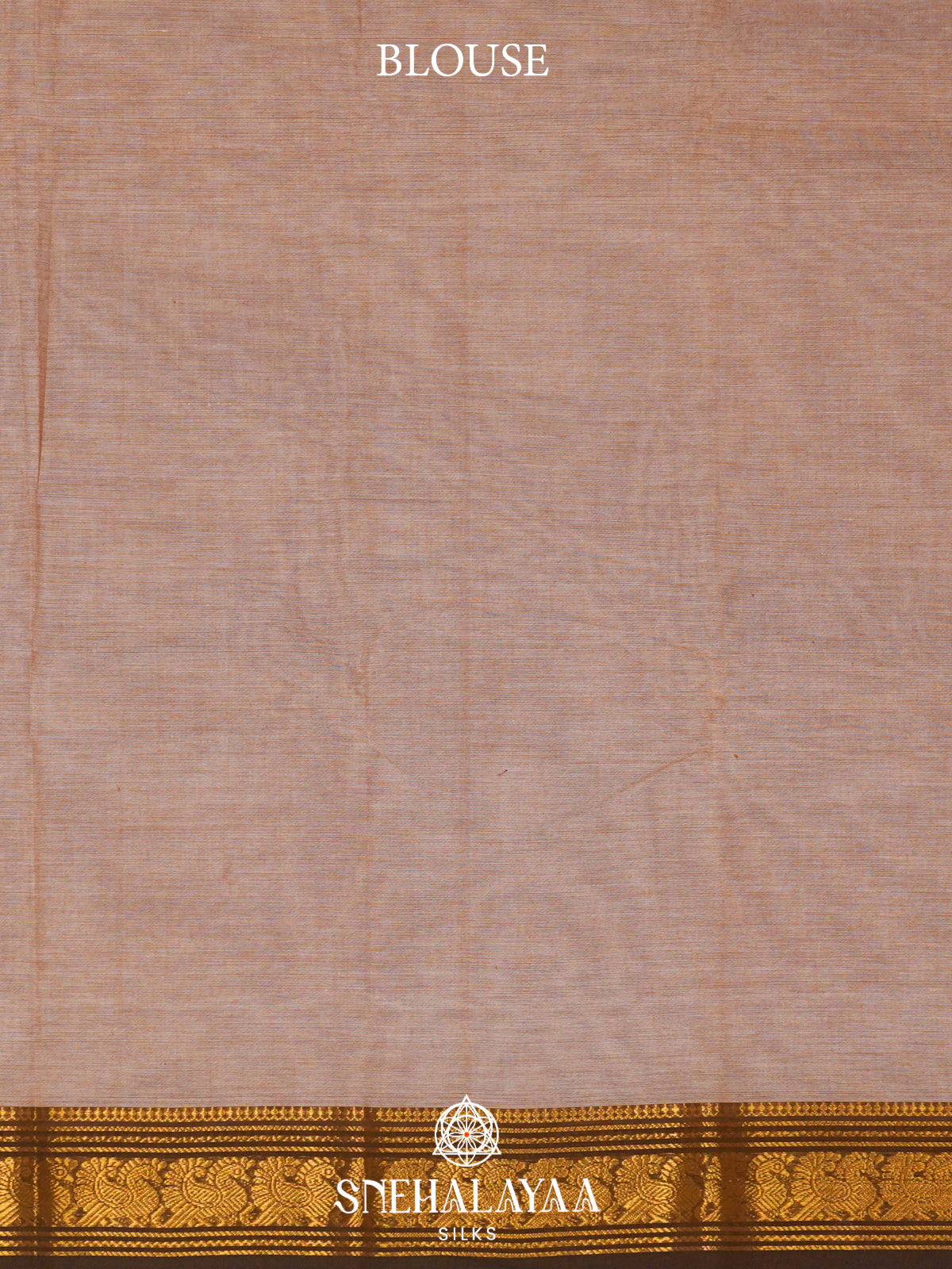 Biege Chettinad Cotton Saree