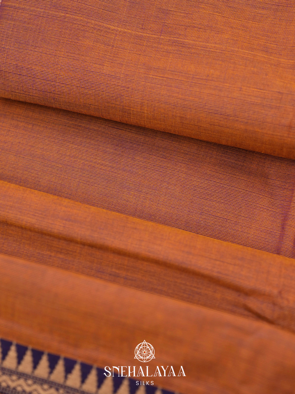 Burnt Orange Chettinad Cotton Saree