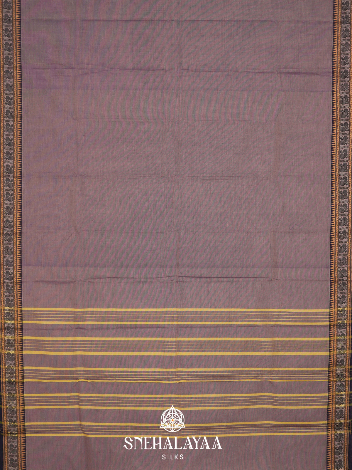 Grey Chettinad Cotton Saree