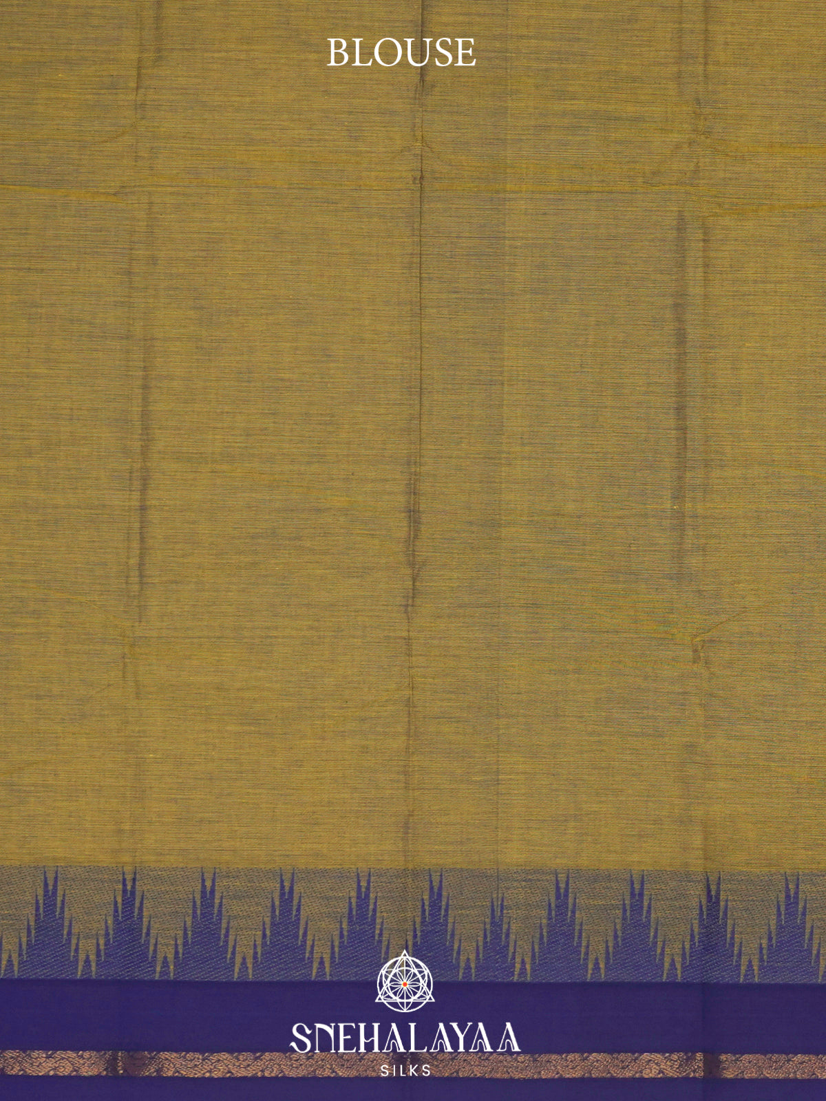 Olive Green Chettinad Cotton Saree