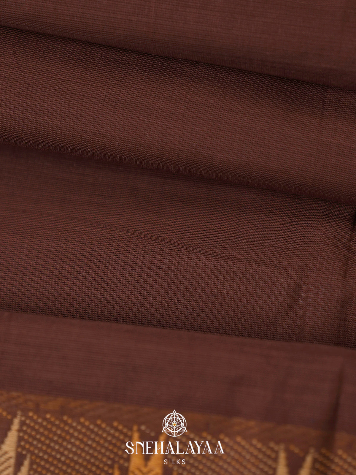 Brown Chettinad Cotton Saree