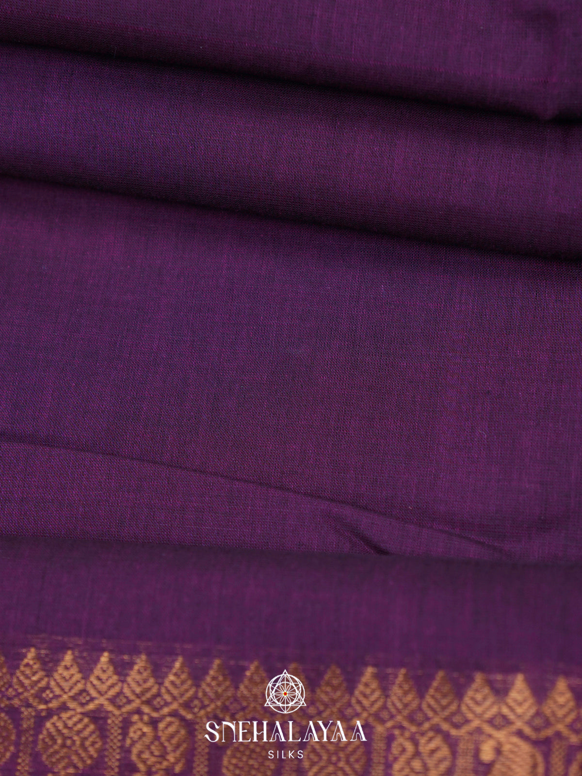 Purple Chettinad Cotton Saree