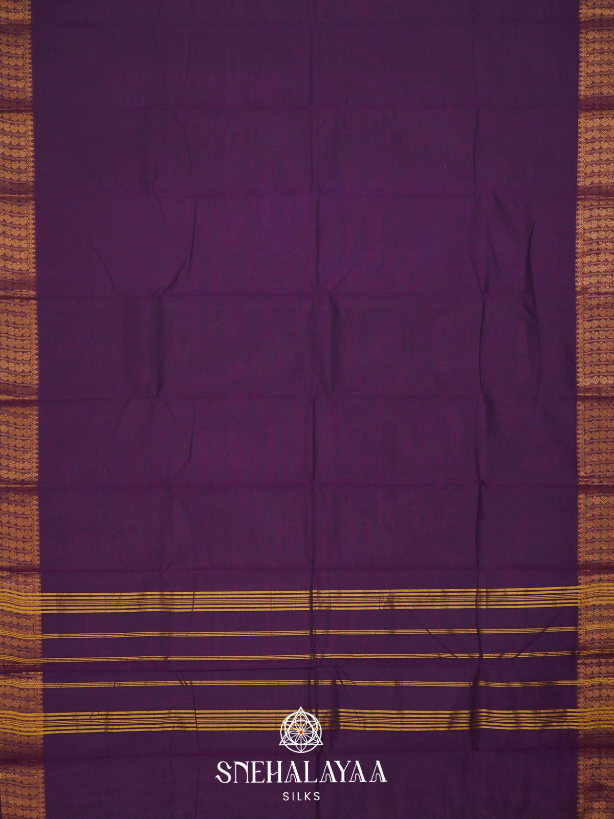Purple Chettinad Cotton Saree