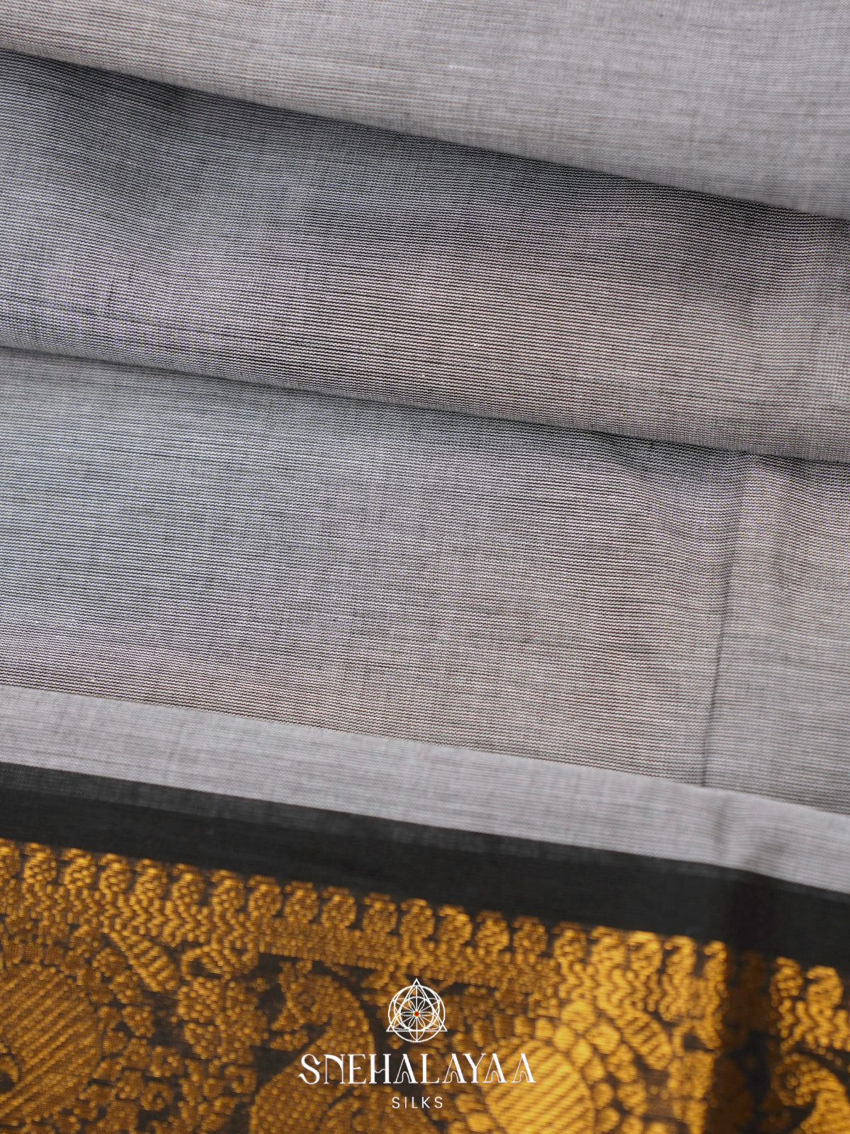 Grey Chettinad Cotton Saree