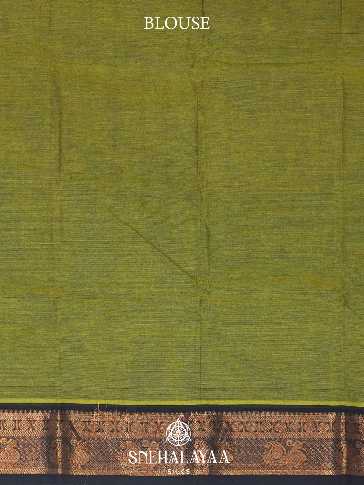Lime Green Chettinad Cotton Saree