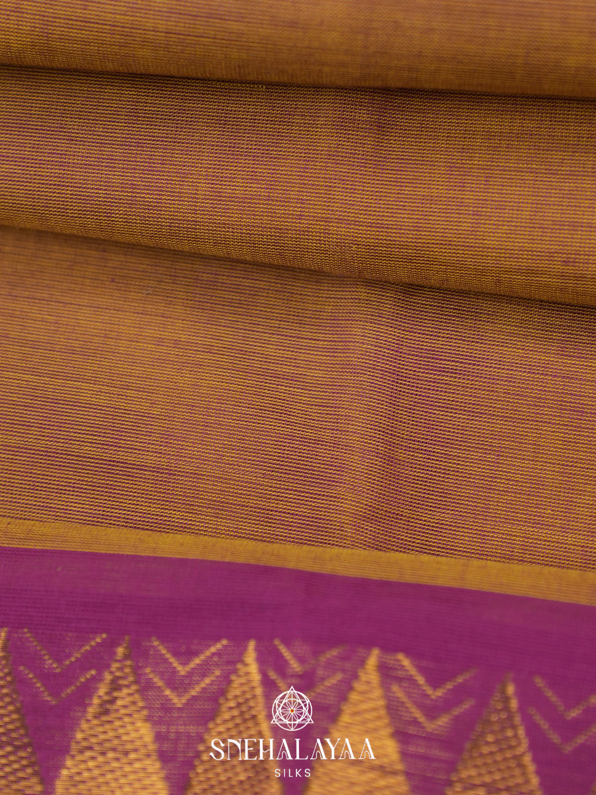 Mustard Chettinad Cotton Saree