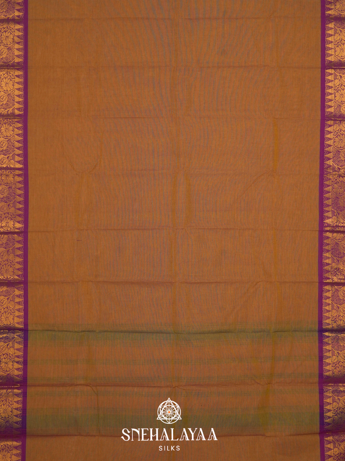 Mustard Chettinad Cotton Saree
