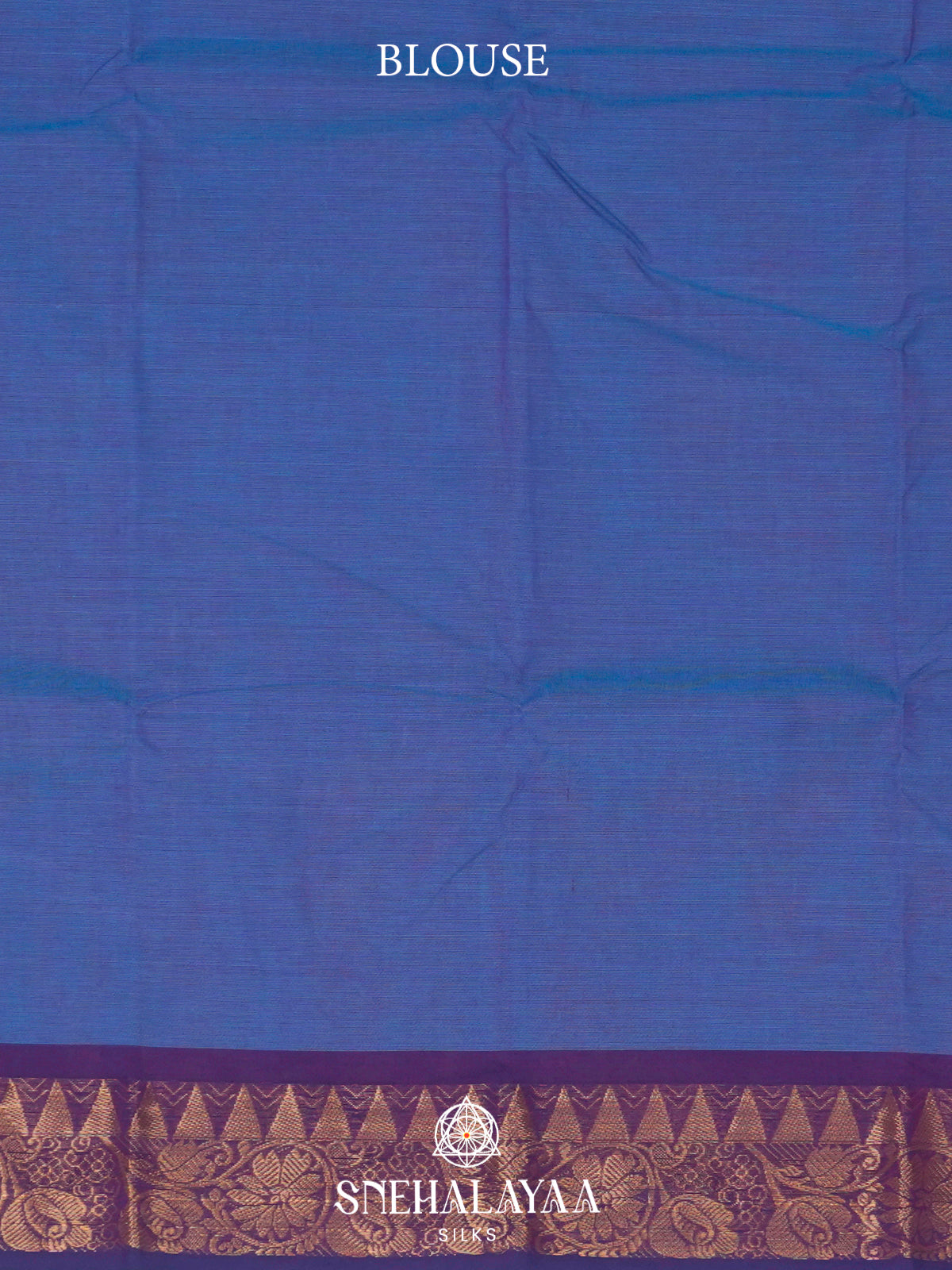 Blue Chettinad Cotton Saree
