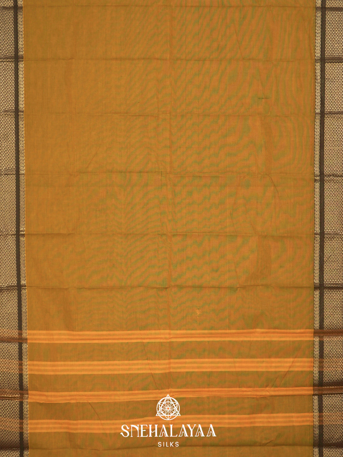 Yellow Chettinad Cotton Saree