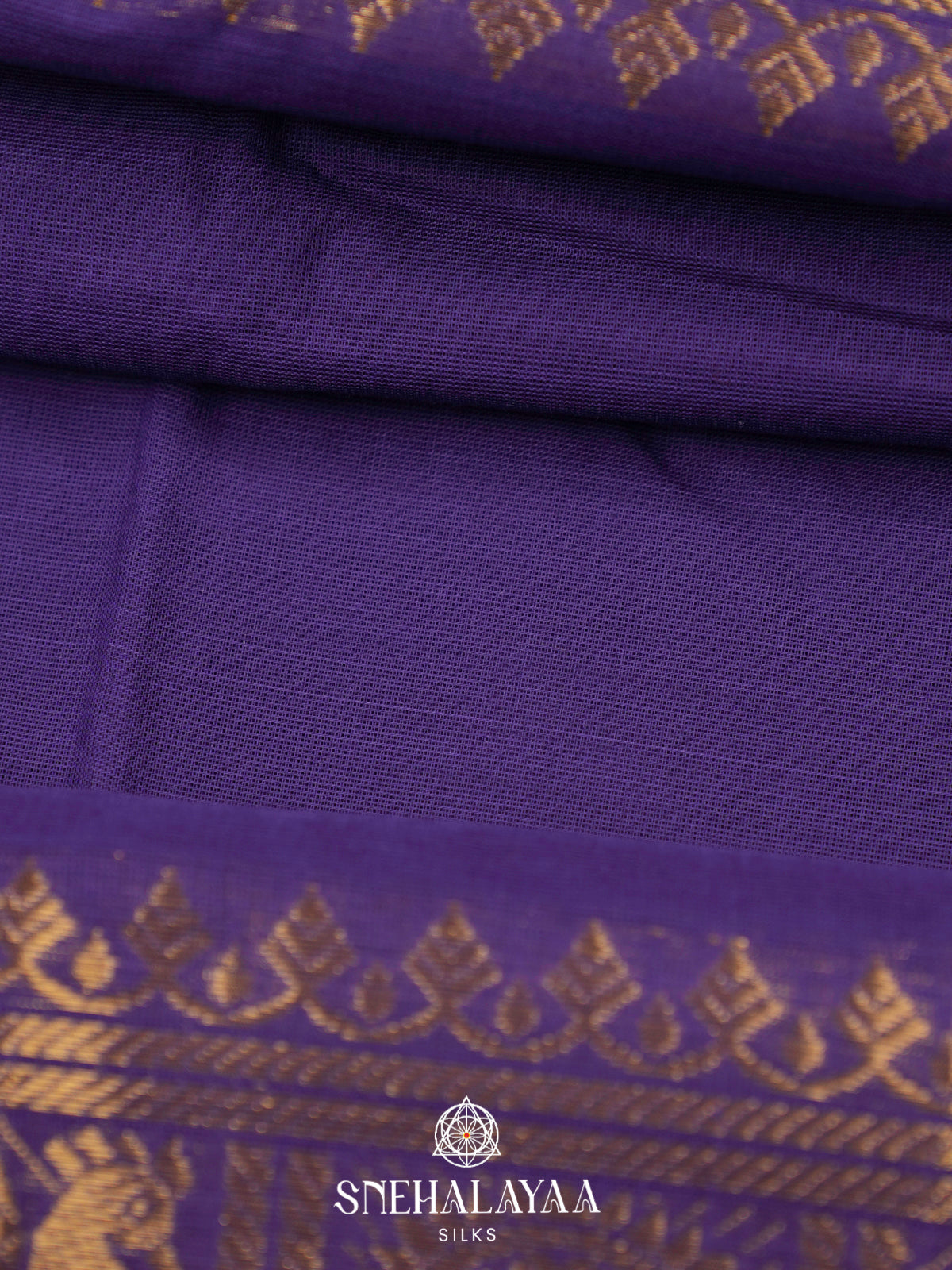 Violet Chettinad Cotton Saree
