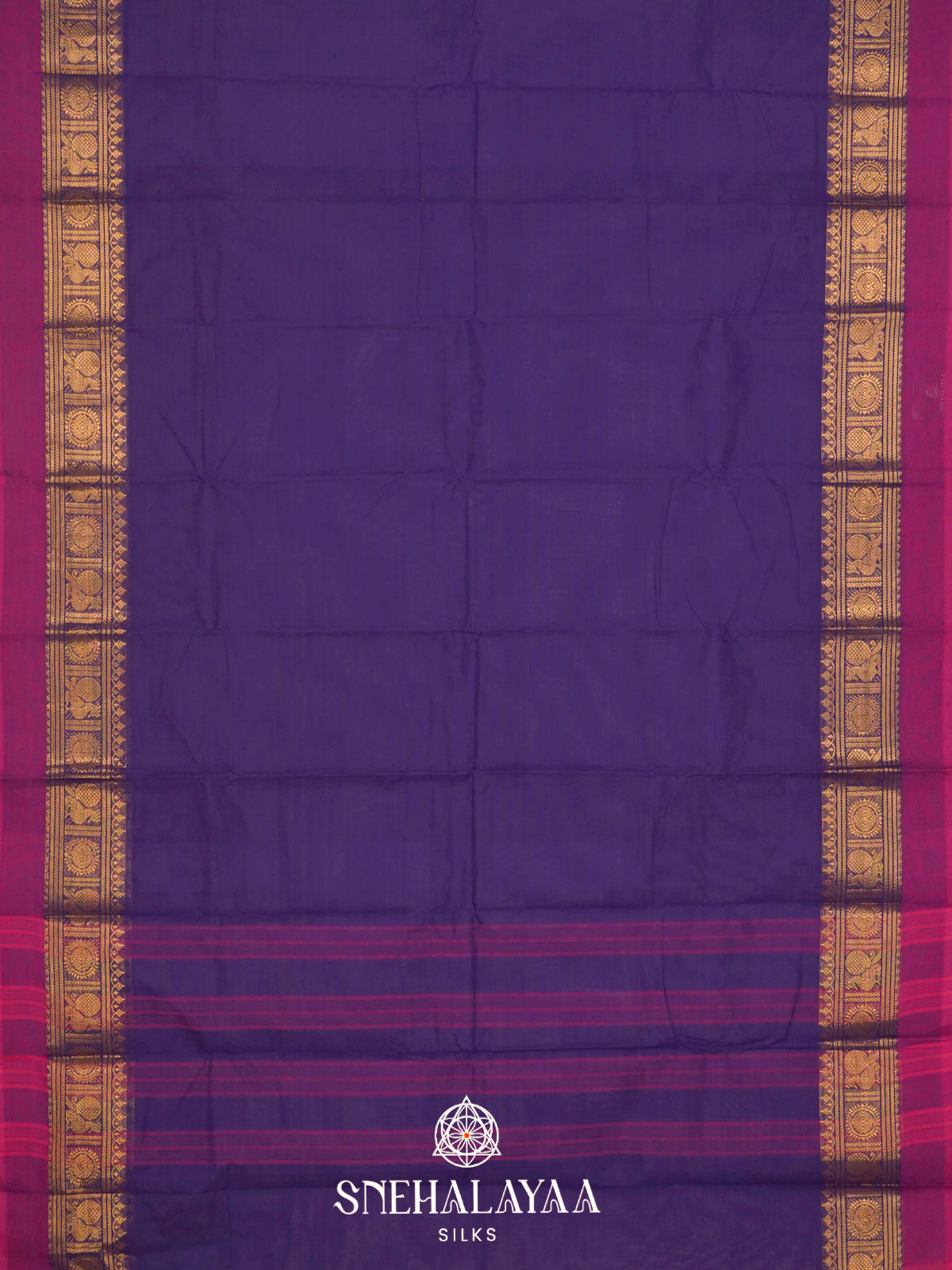 Violet Chettinad Cotton Saree