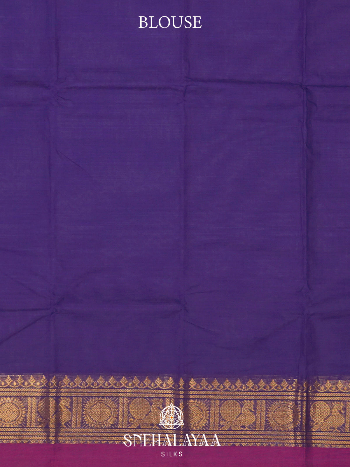Violet Chettinad Cotton Saree