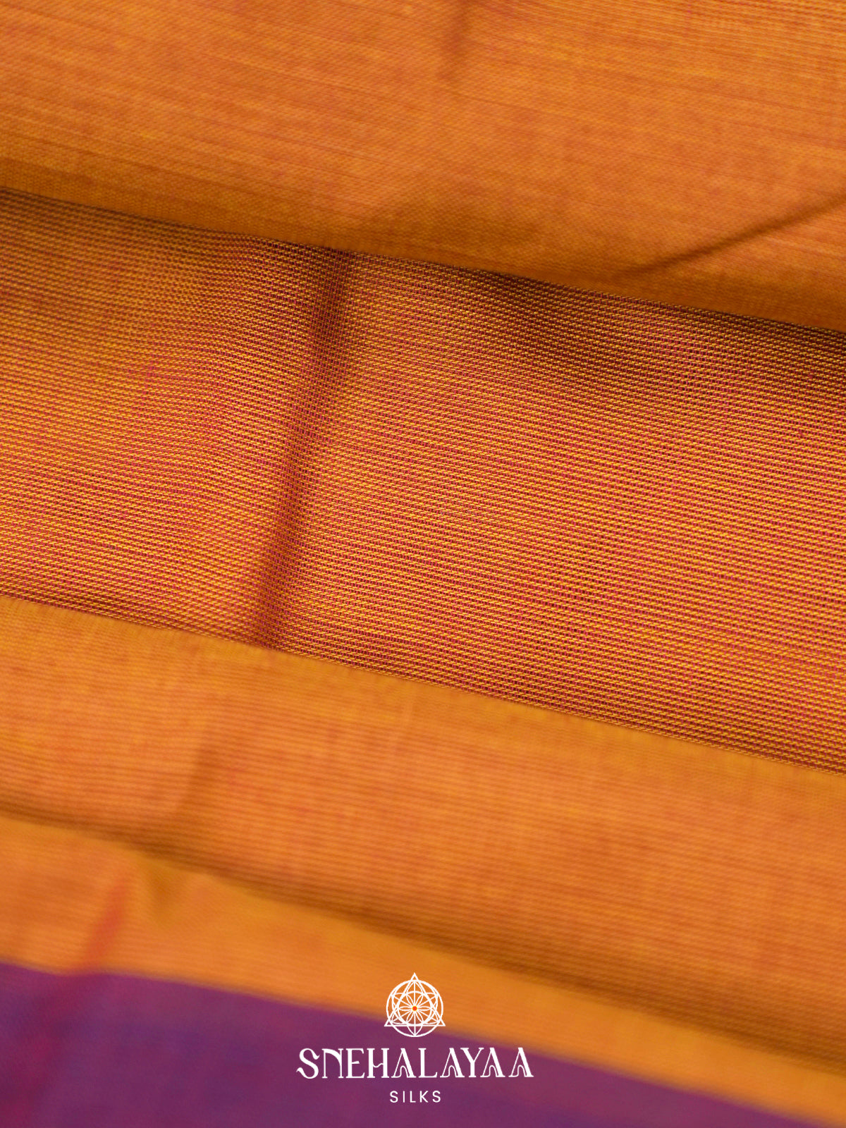 Orange Chettinad Cotton Saree