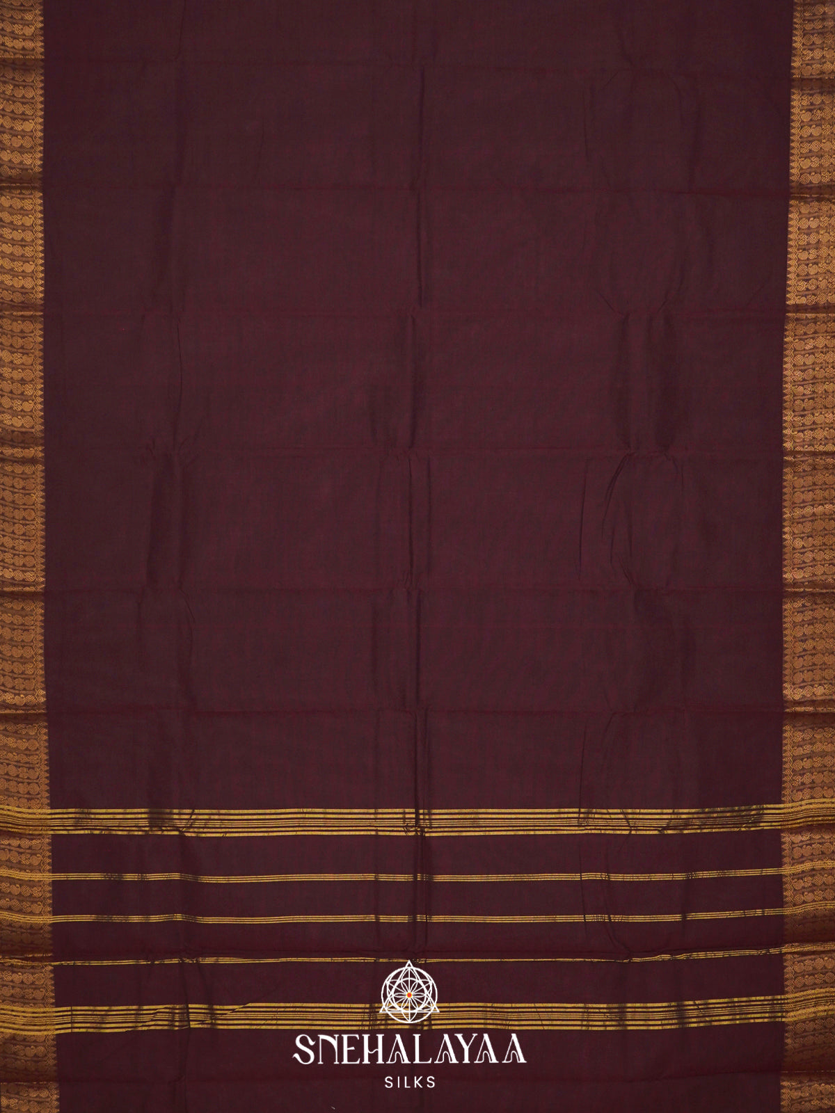 Brown Chettinad Cotton Saree