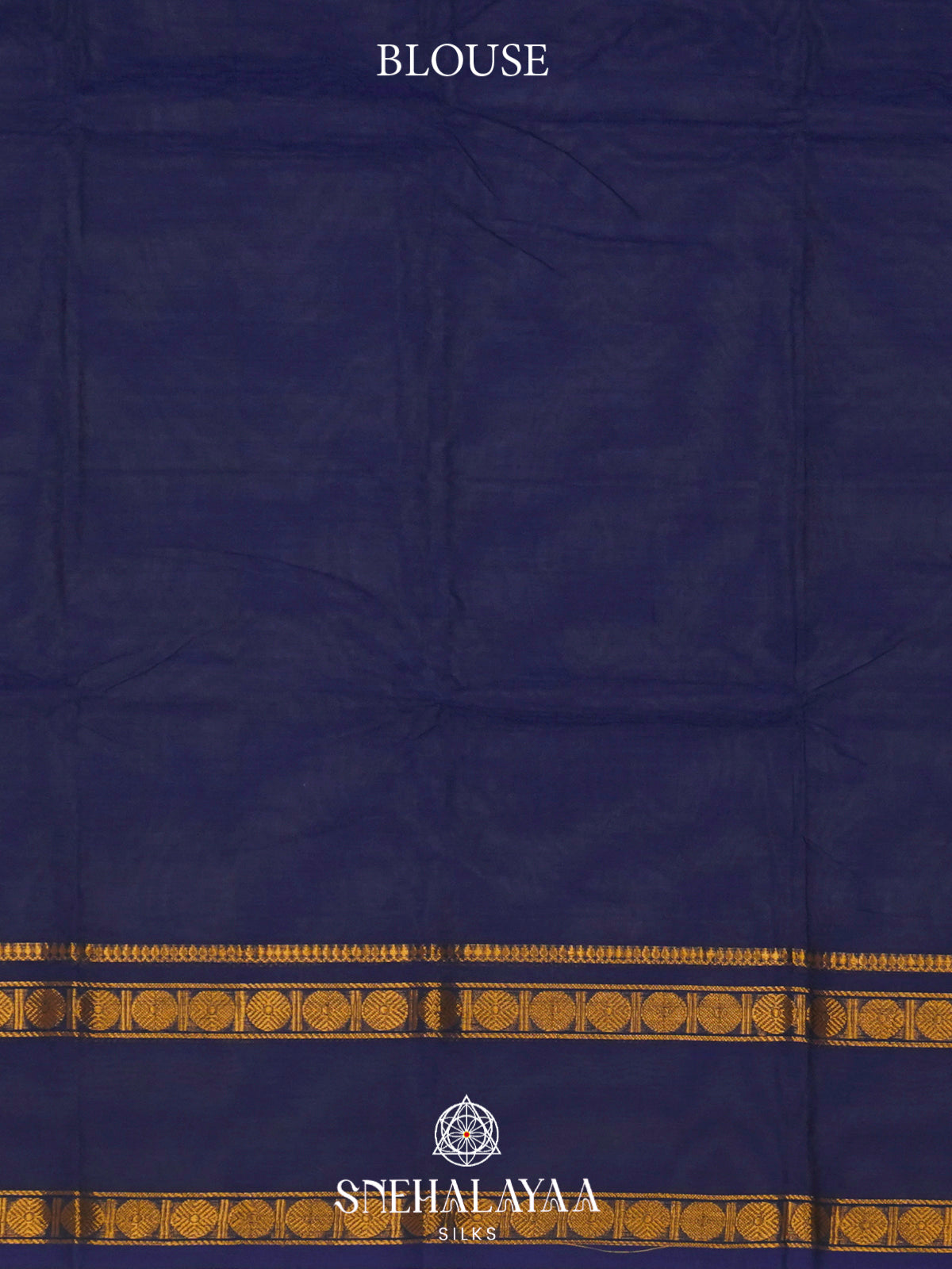Navy Blue Chettinad Cotton Saree