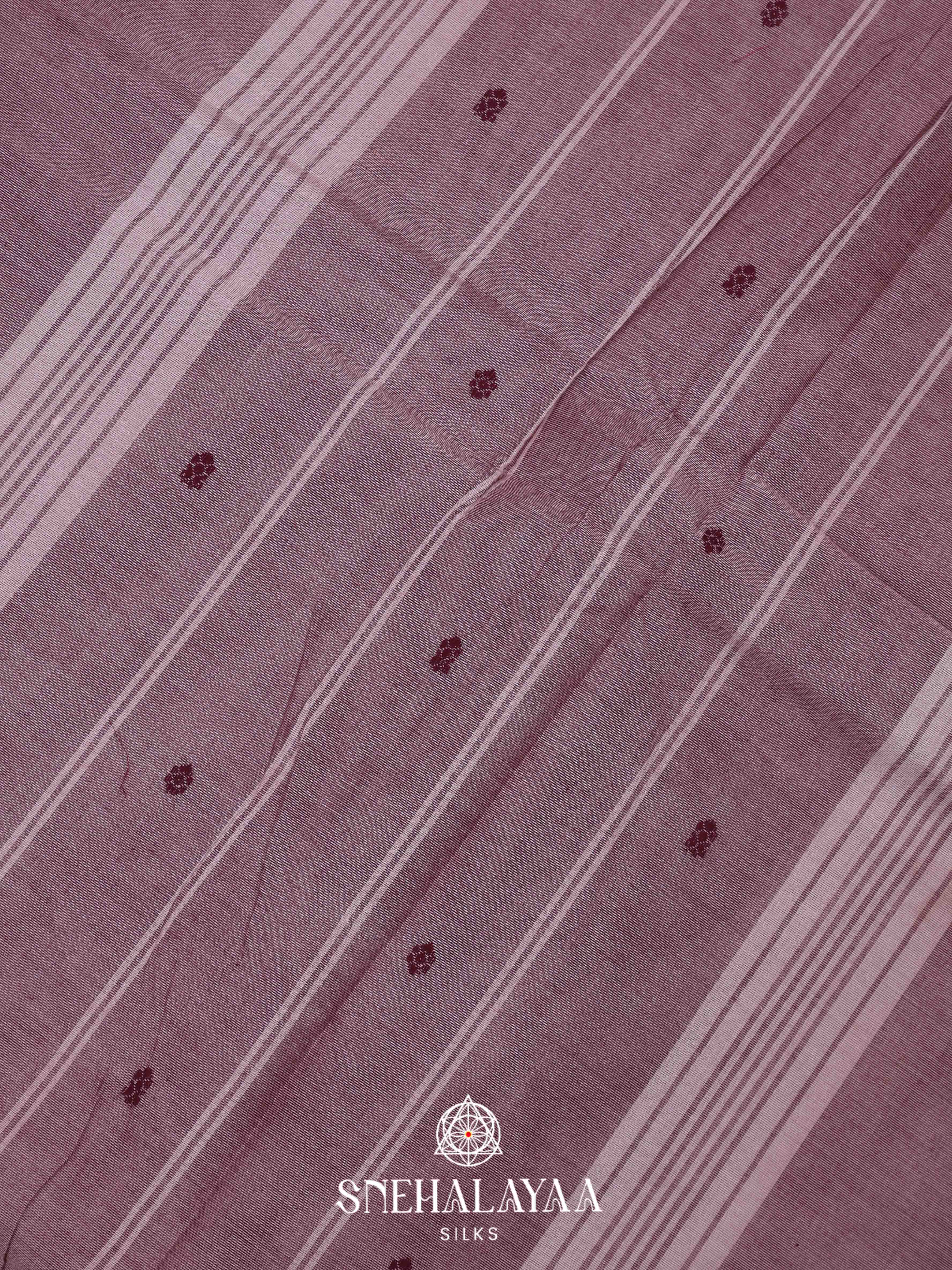 Burnt Orange  Chettinad Cotton Saree