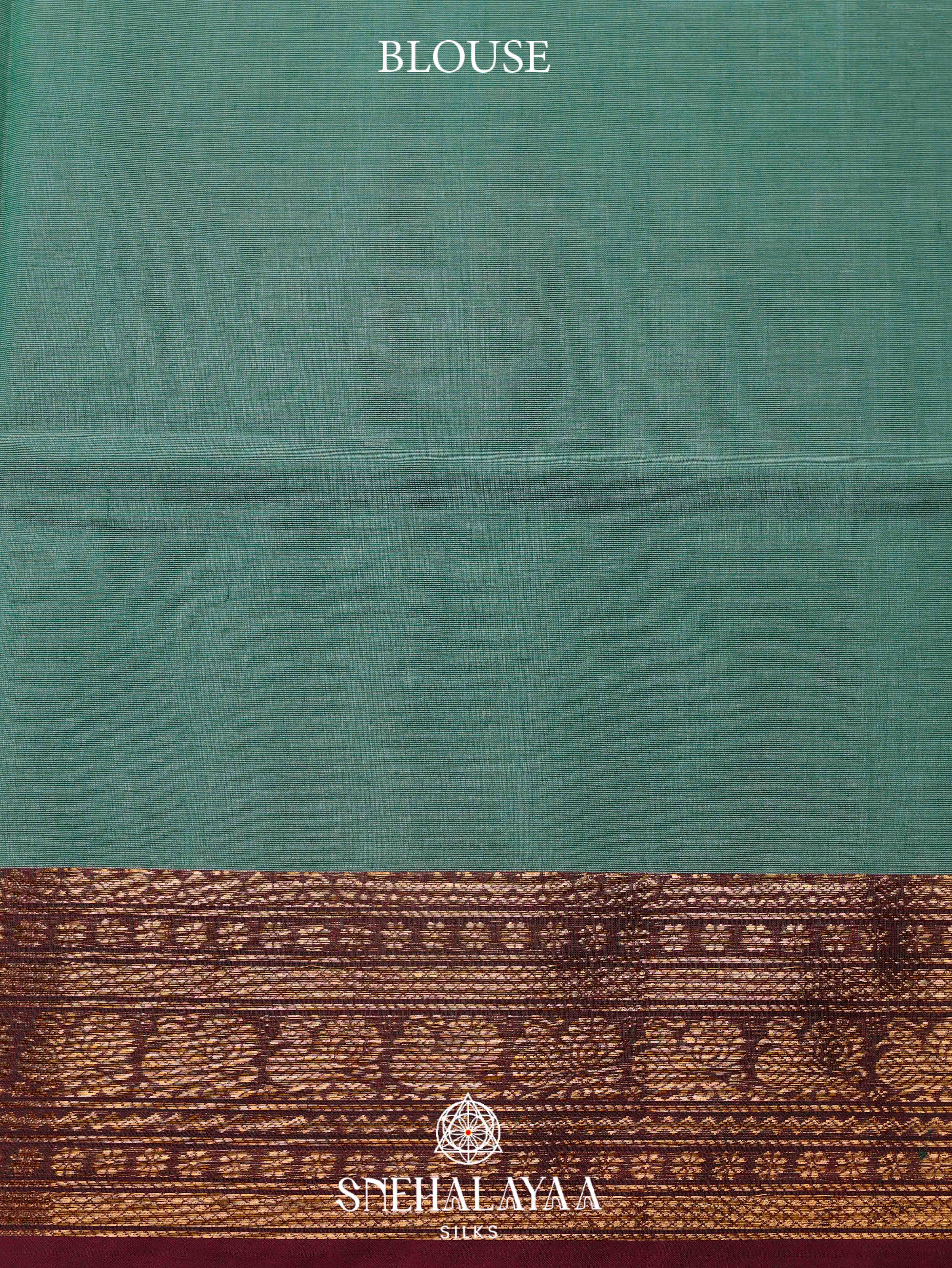 Copper Orange Kanchi Cotton Saree