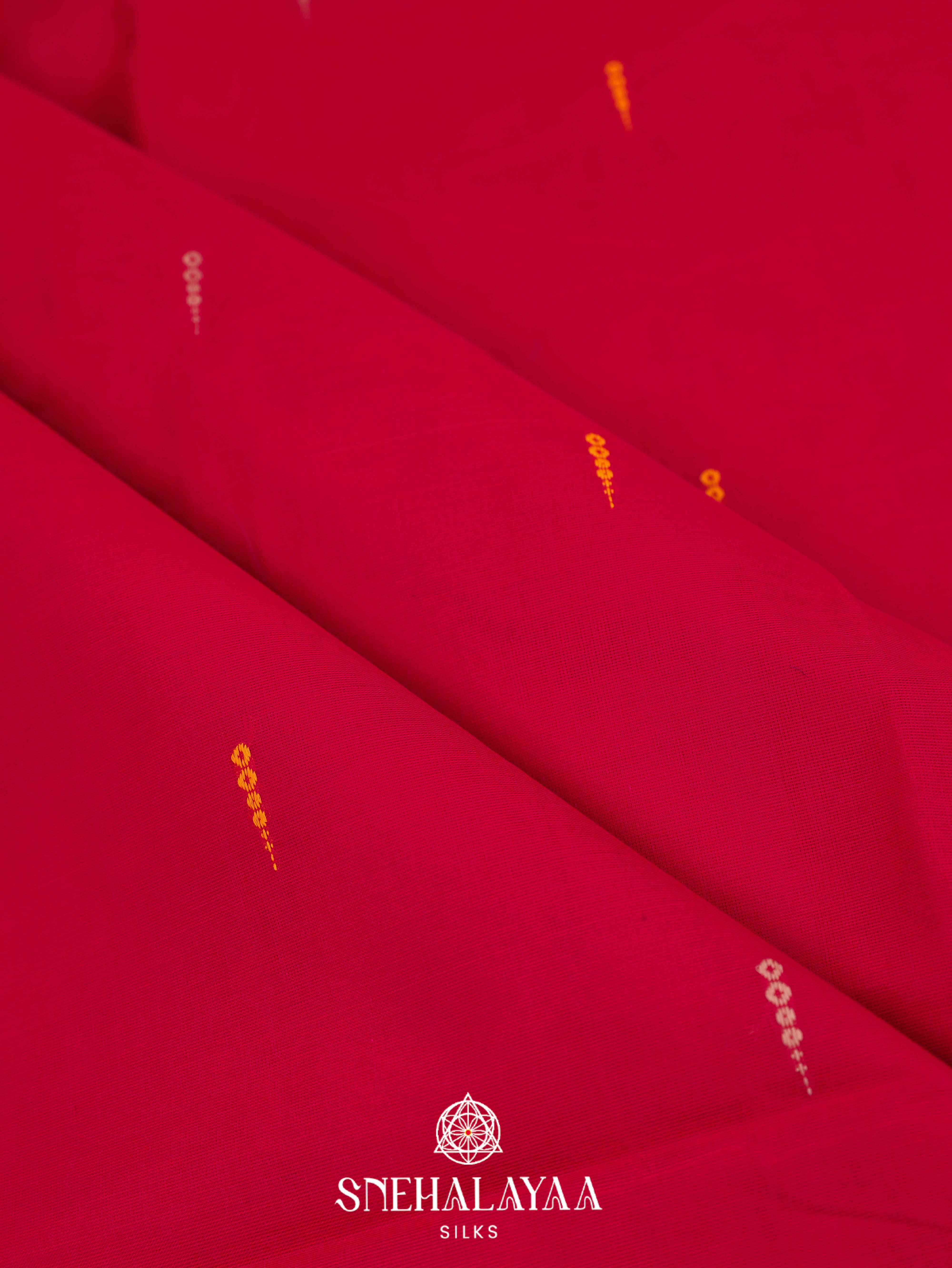 Rani Pink Kanchi Cotton Saree