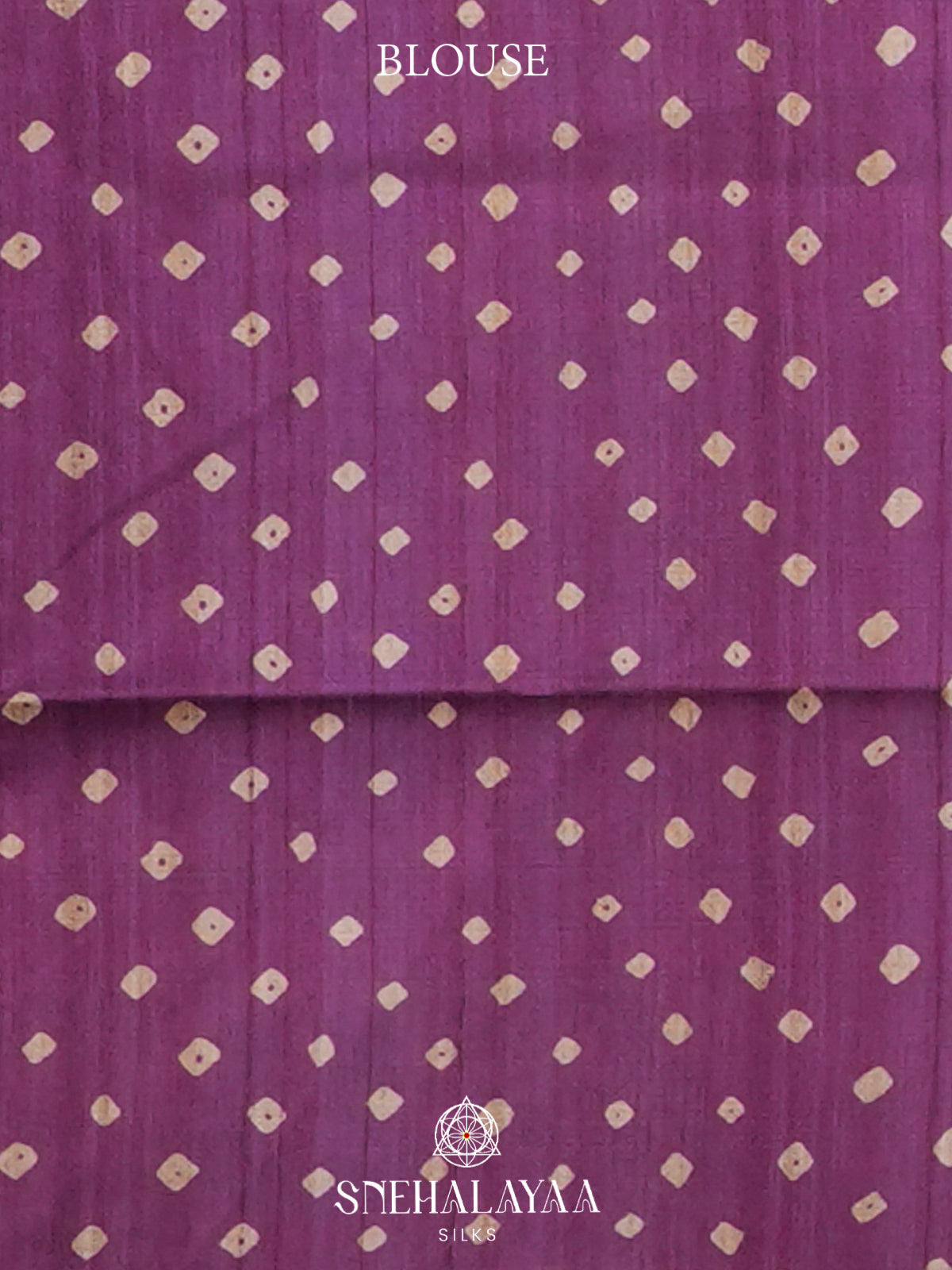 Purple  Madhubani Printed Saree