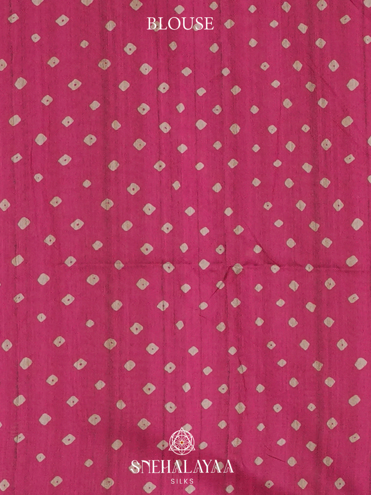 Rani Pink  Madhubani Printed Saree
