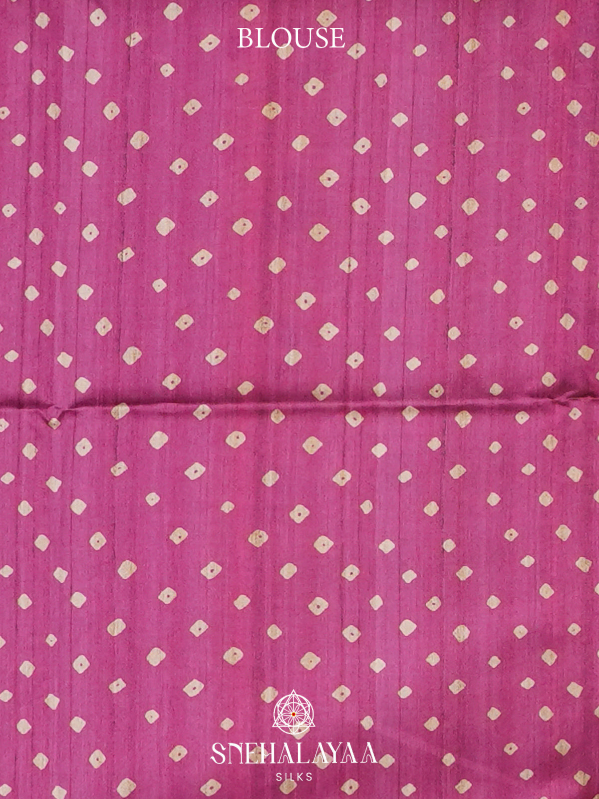 Magenta Pink  Madhubani Printed Saree