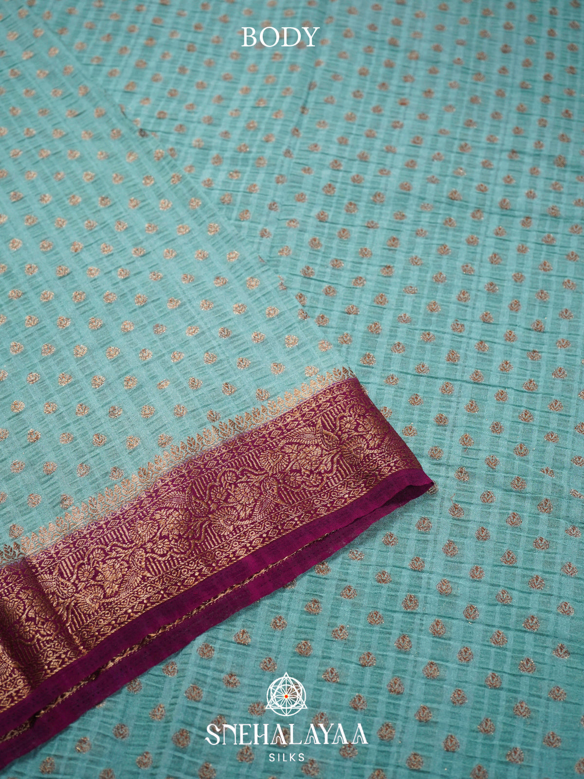 Blue Banaras Saree