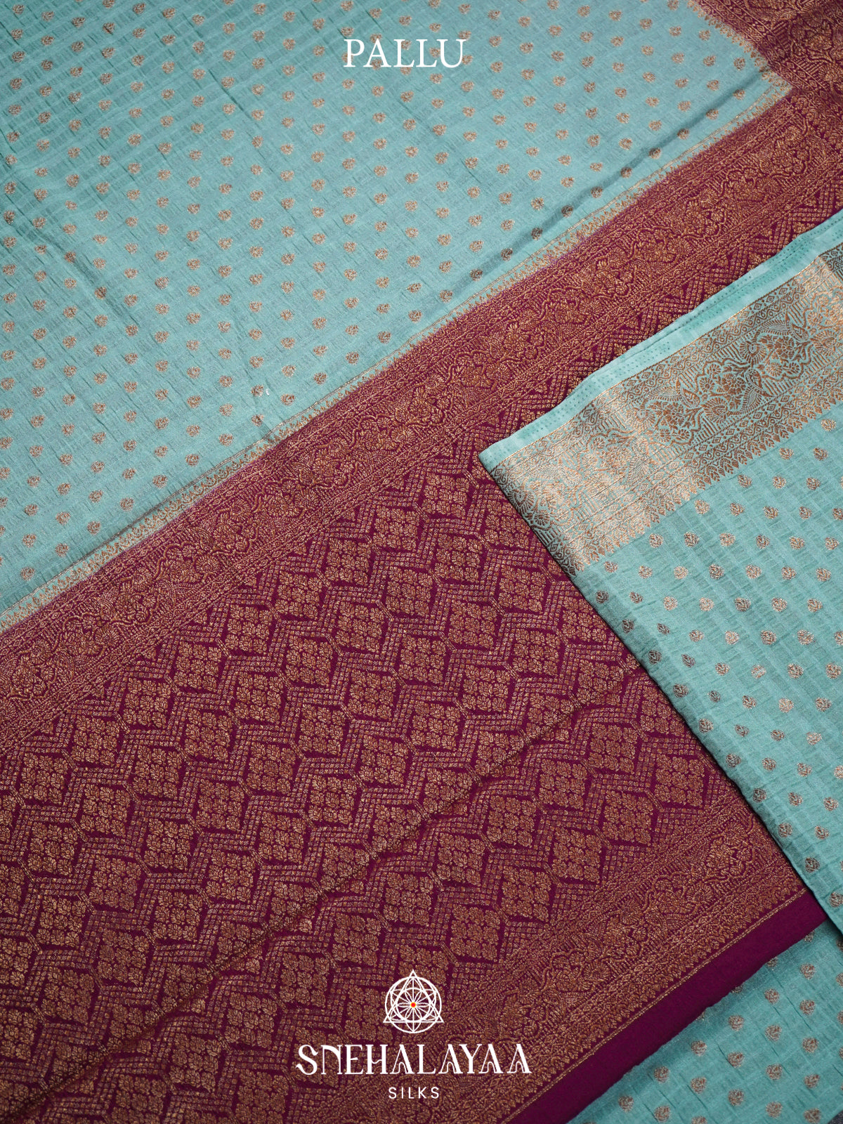 Blue Banaras Saree