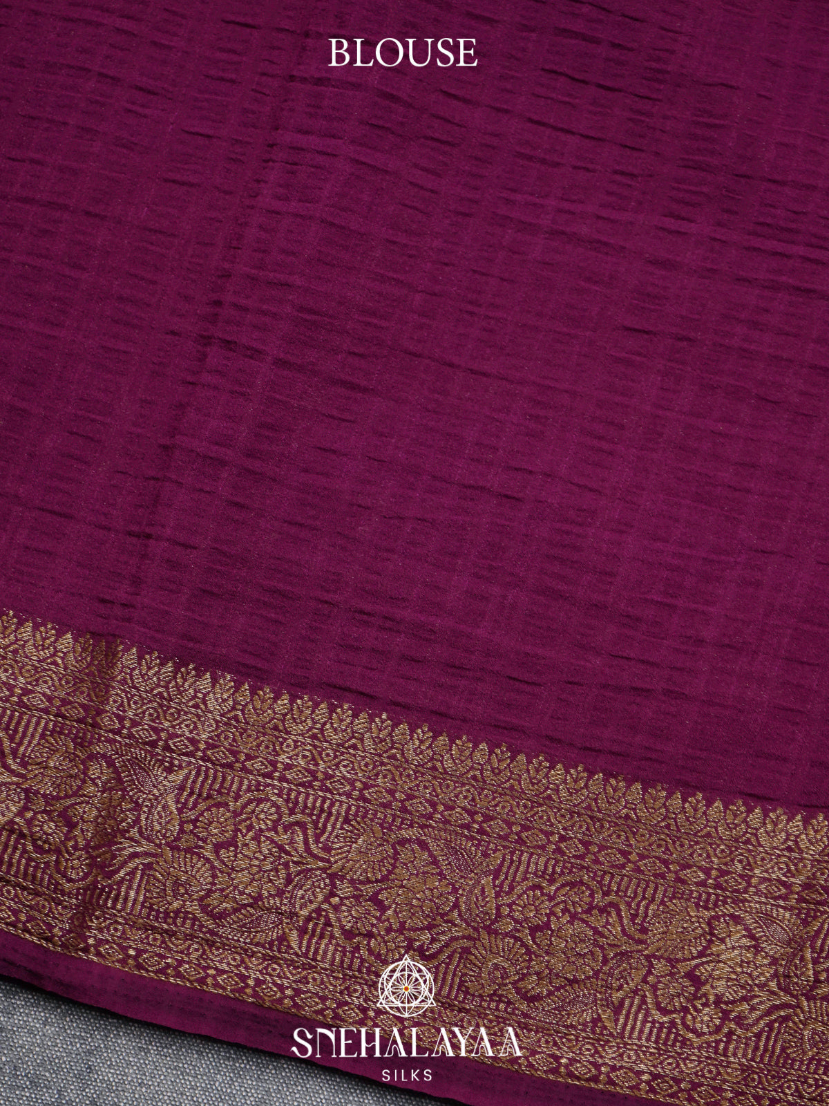 Blue Banaras Saree