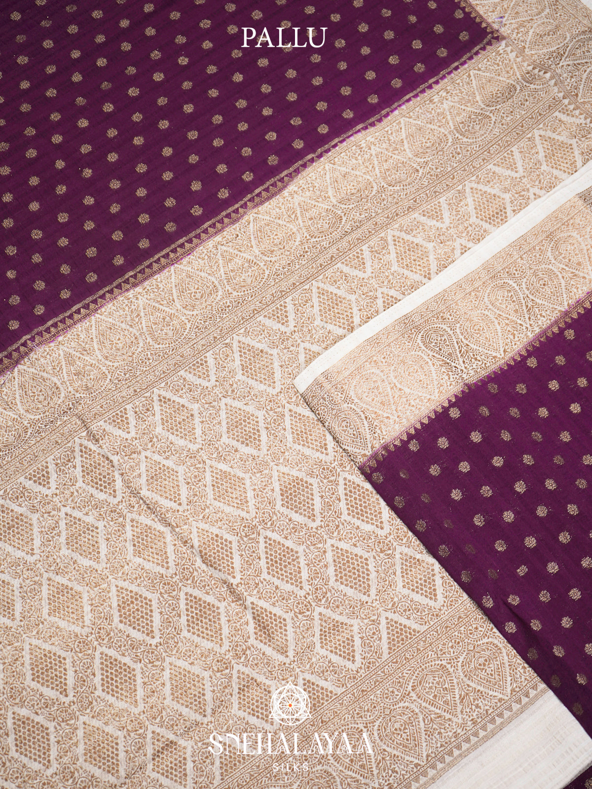 Wine Banaras Saree
