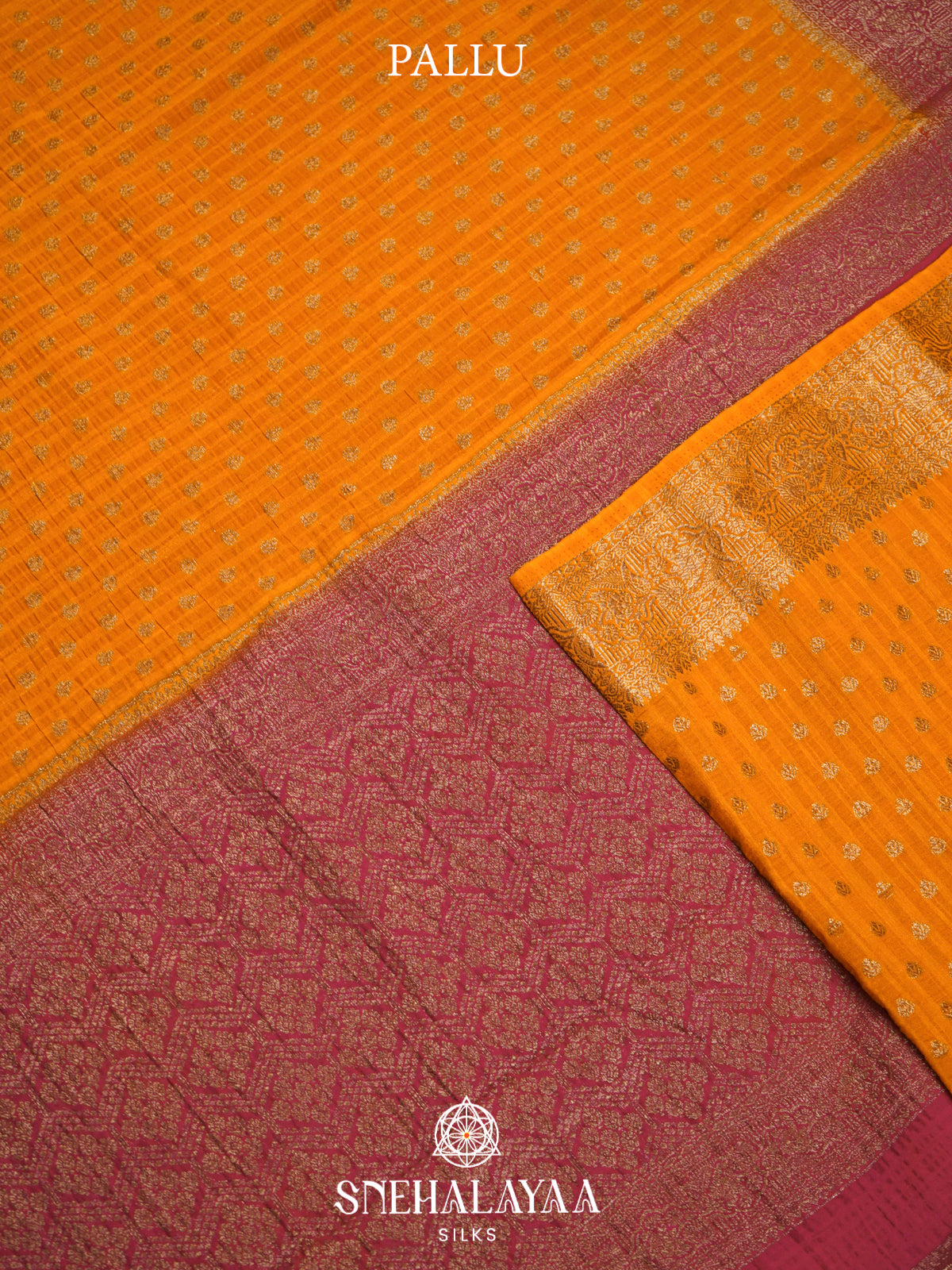 Orange Banaras Saree