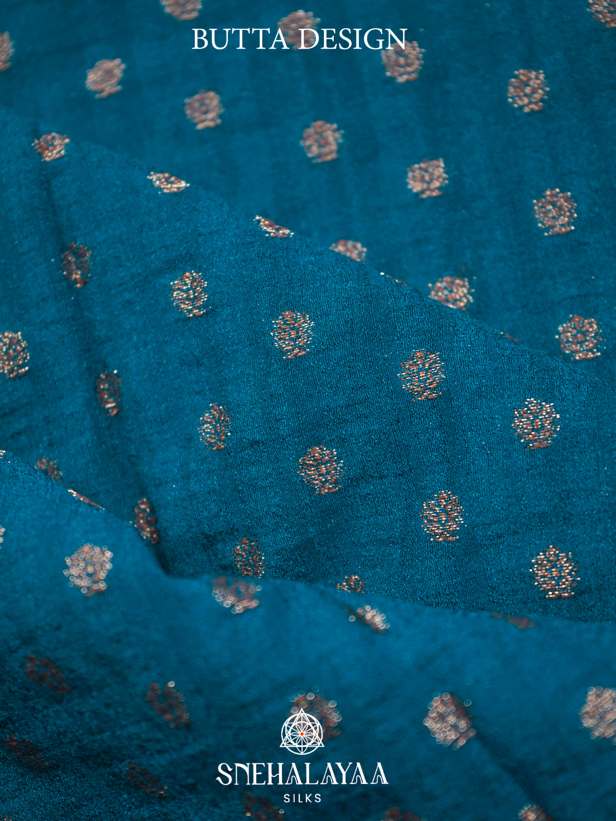 Peacock Blue Banaras Saree
