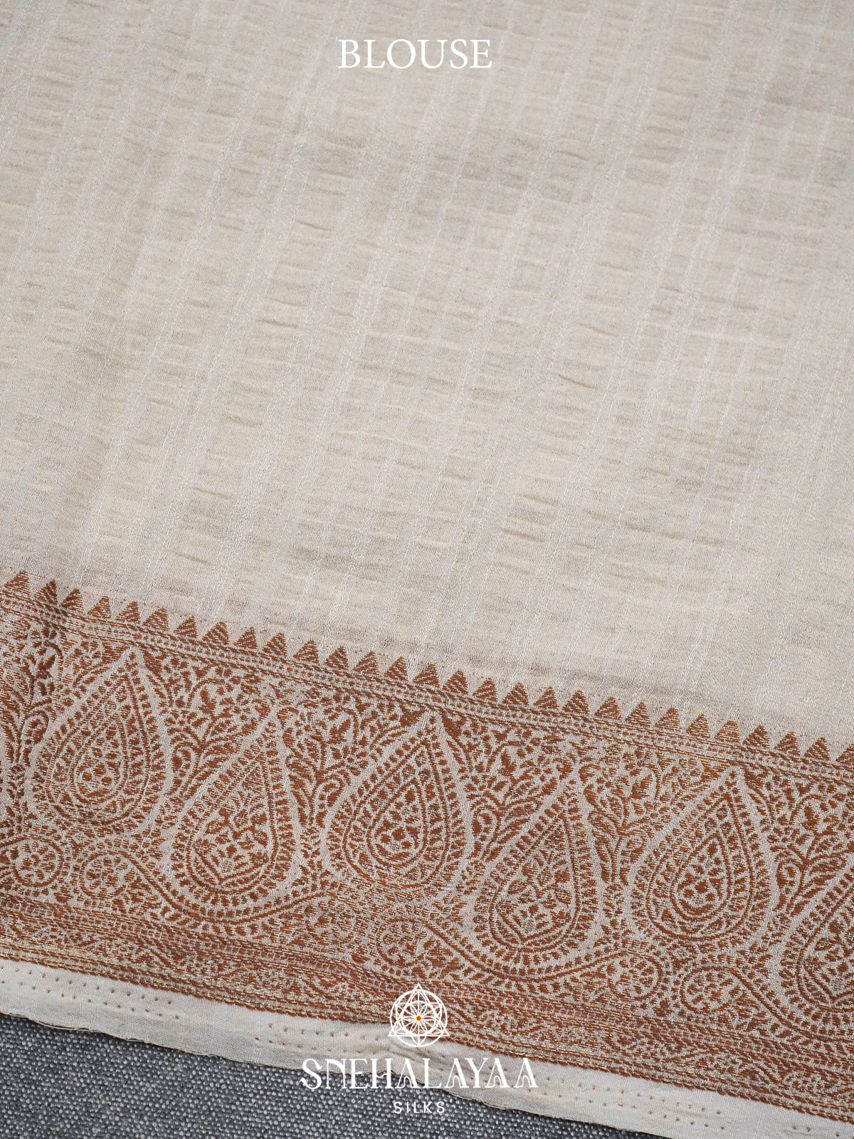Peacock Blue Banaras Saree