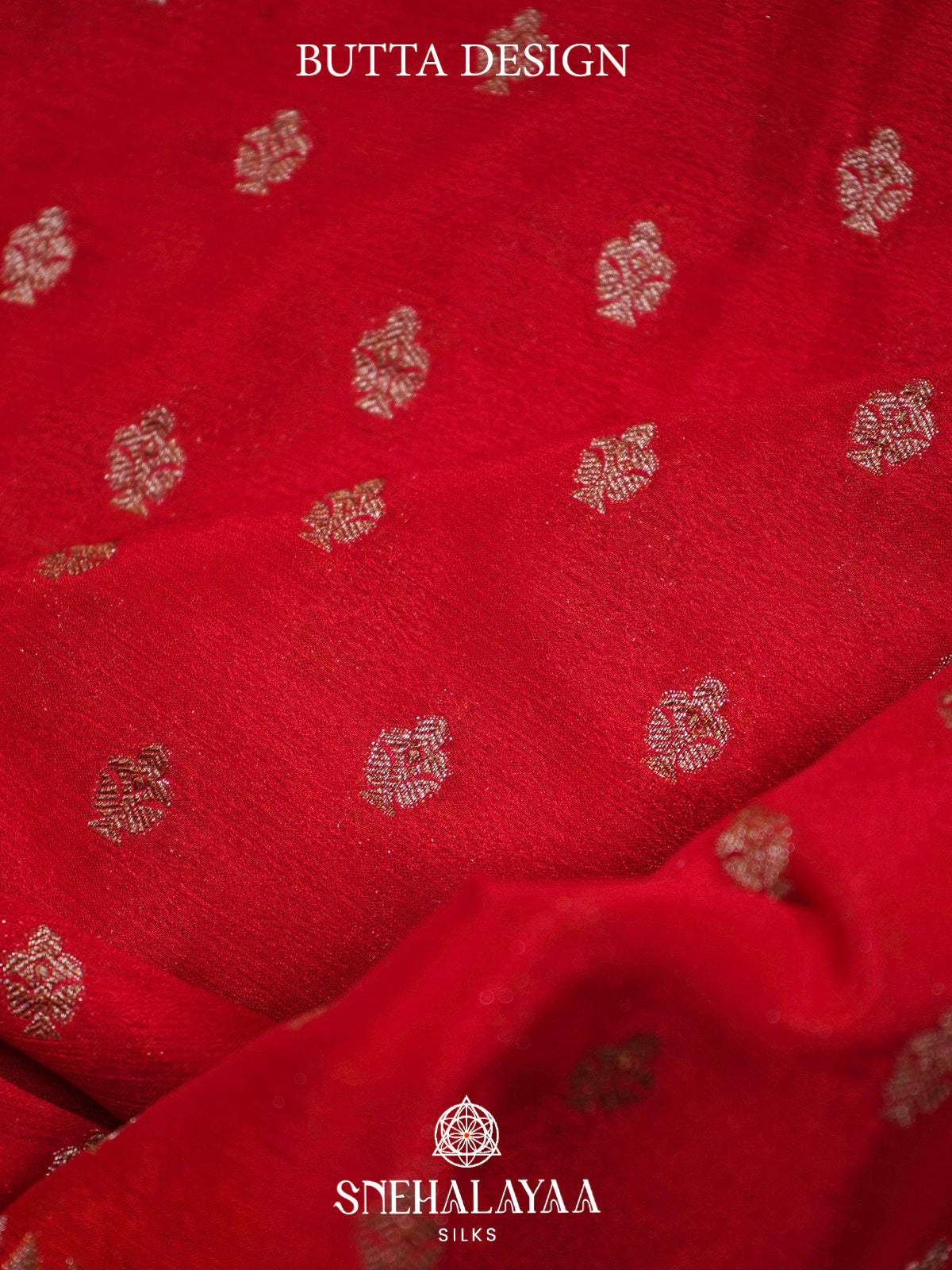 Ruby Red Banaras Saree