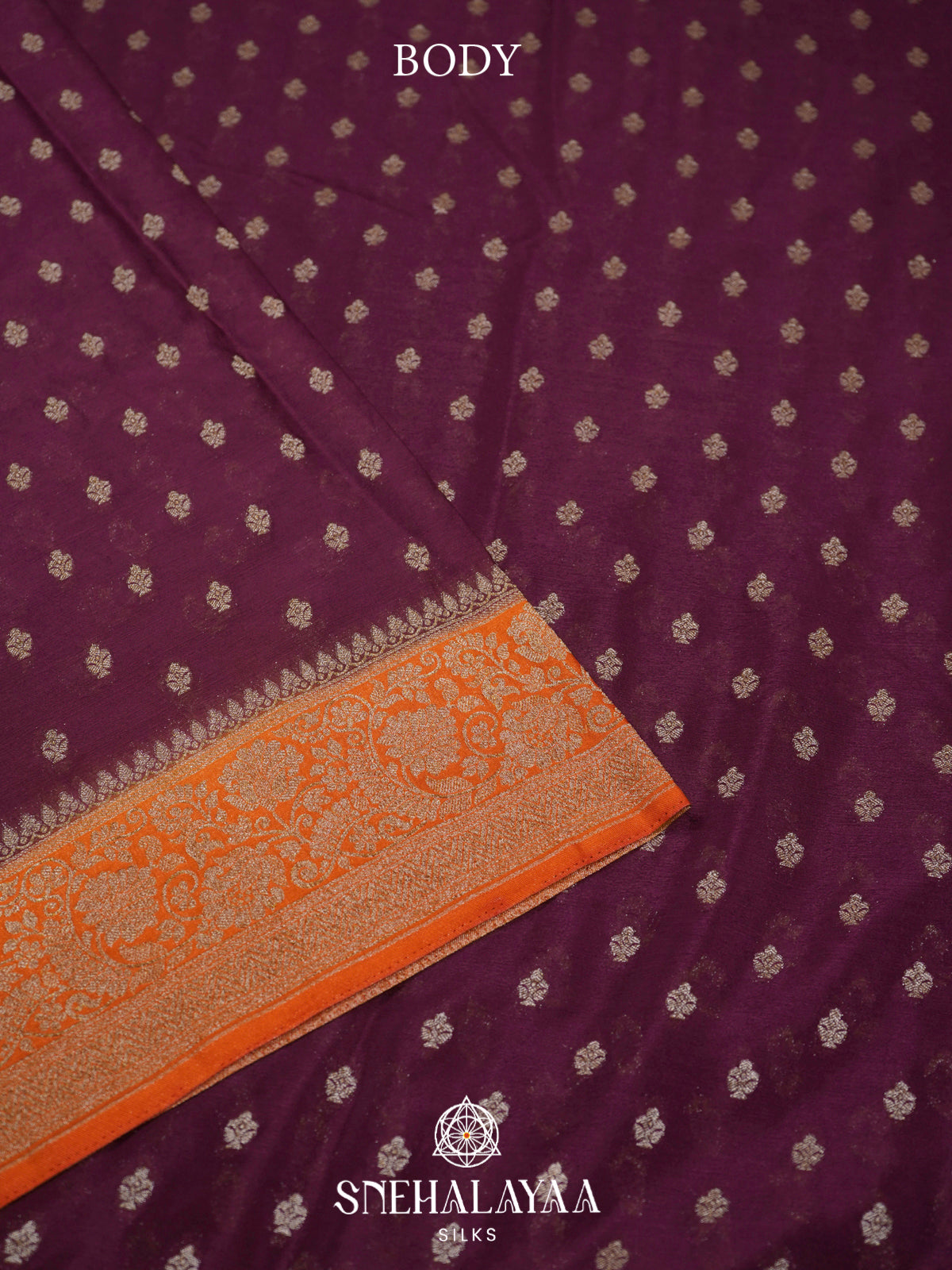Wine Red Banaras Saree