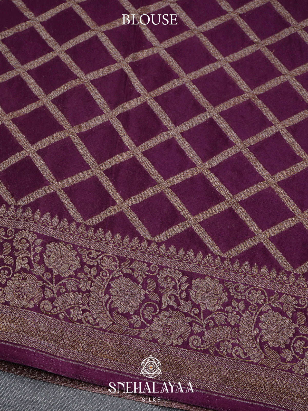 Rust Orange Banaras Saree