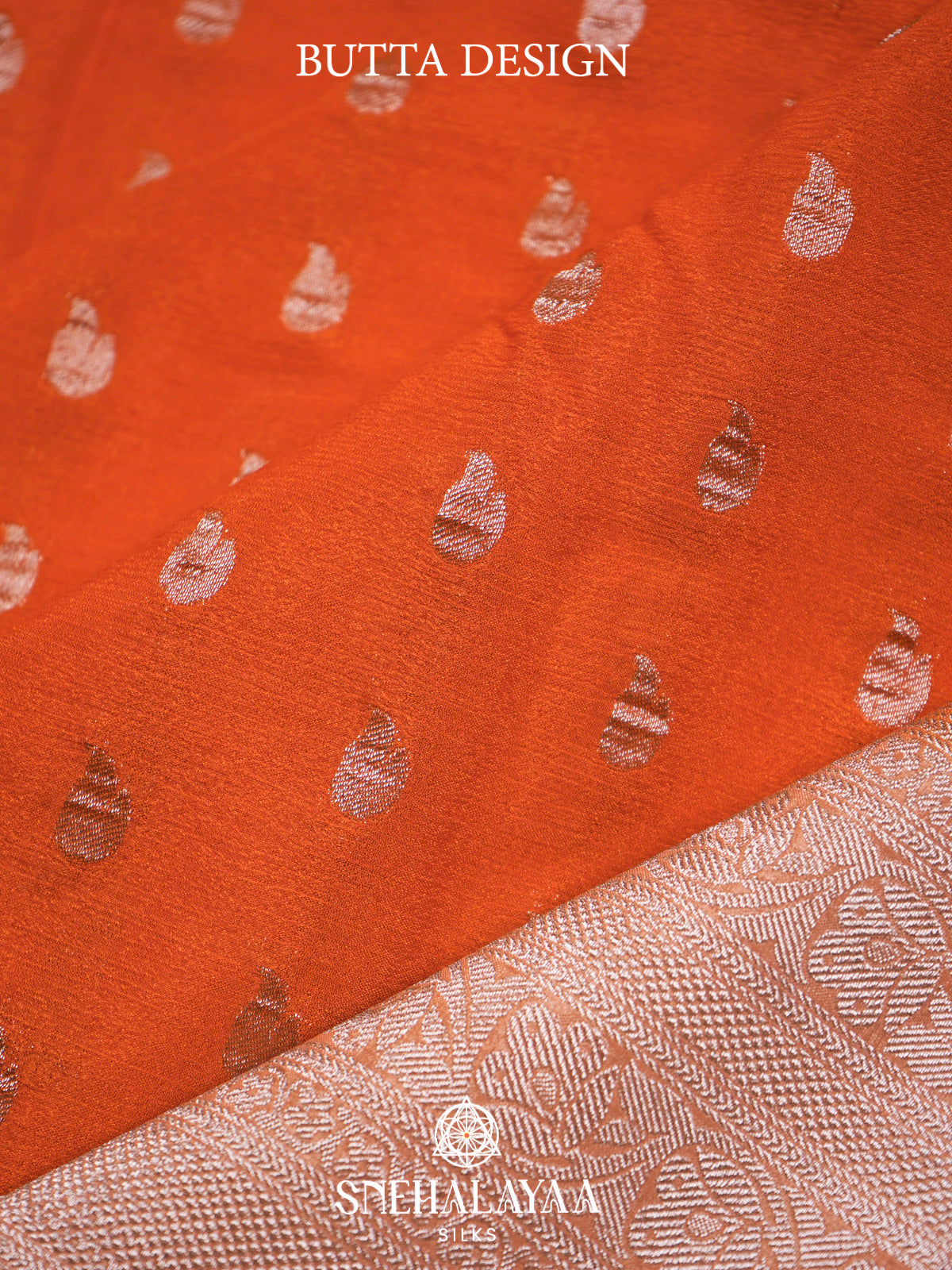 Orange Banaras Saree