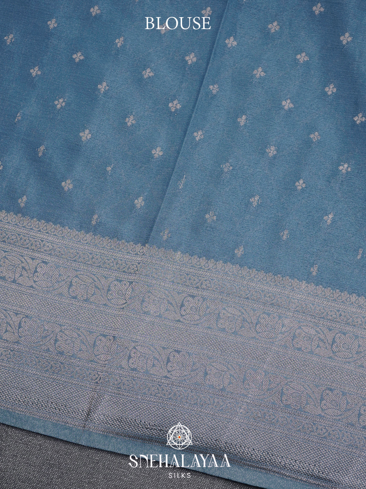 Navy Blue Banaras Saree