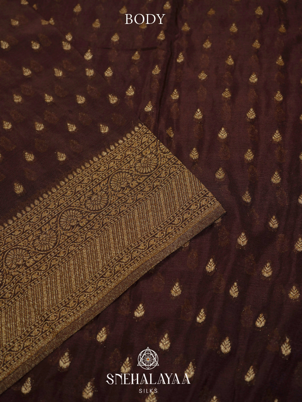Brown Banaras Saree