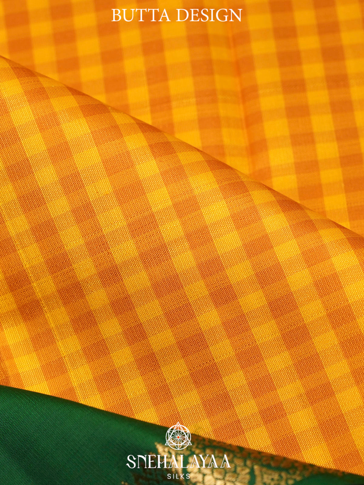 Mango Yellow Kanjivaram Silk Saree