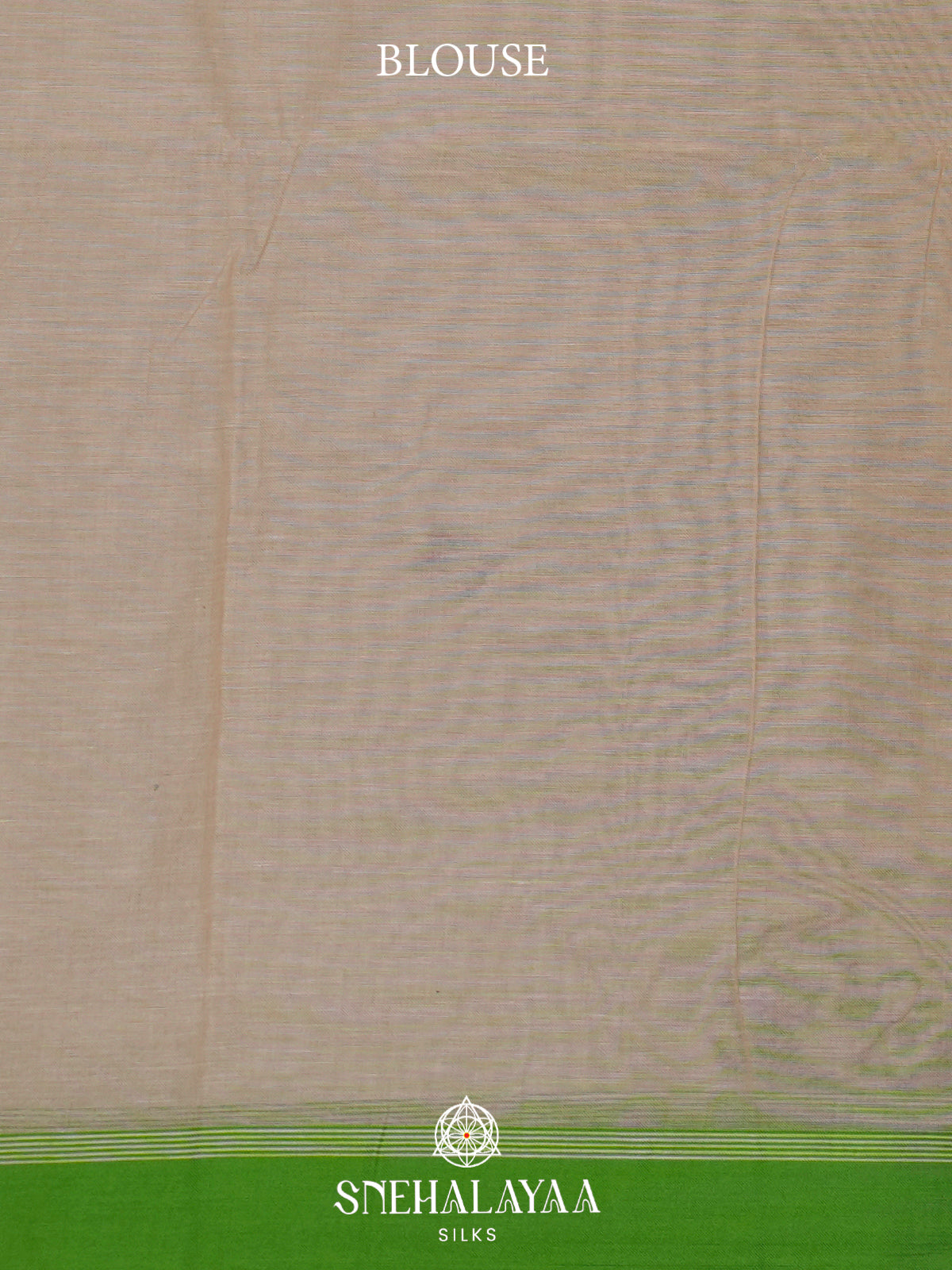 Beige Bengal Cotton Saree