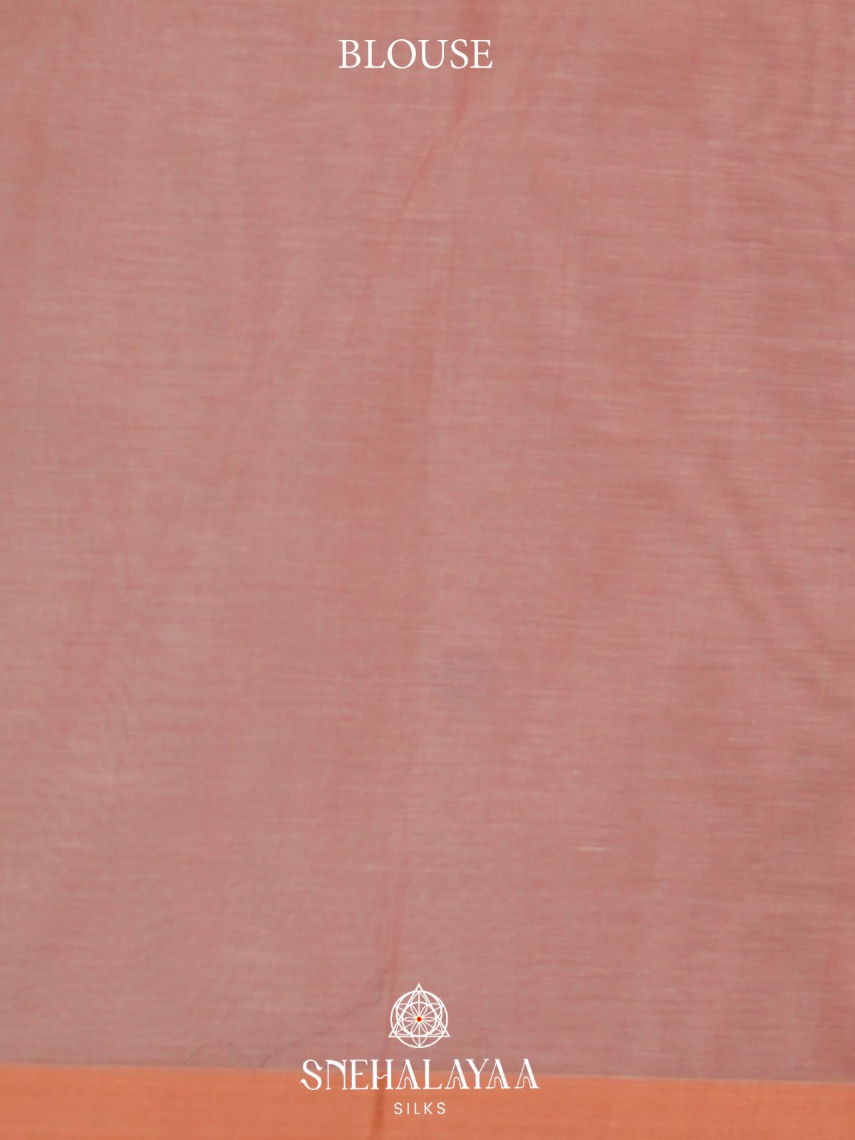 Peach Bengal Cotton Saree