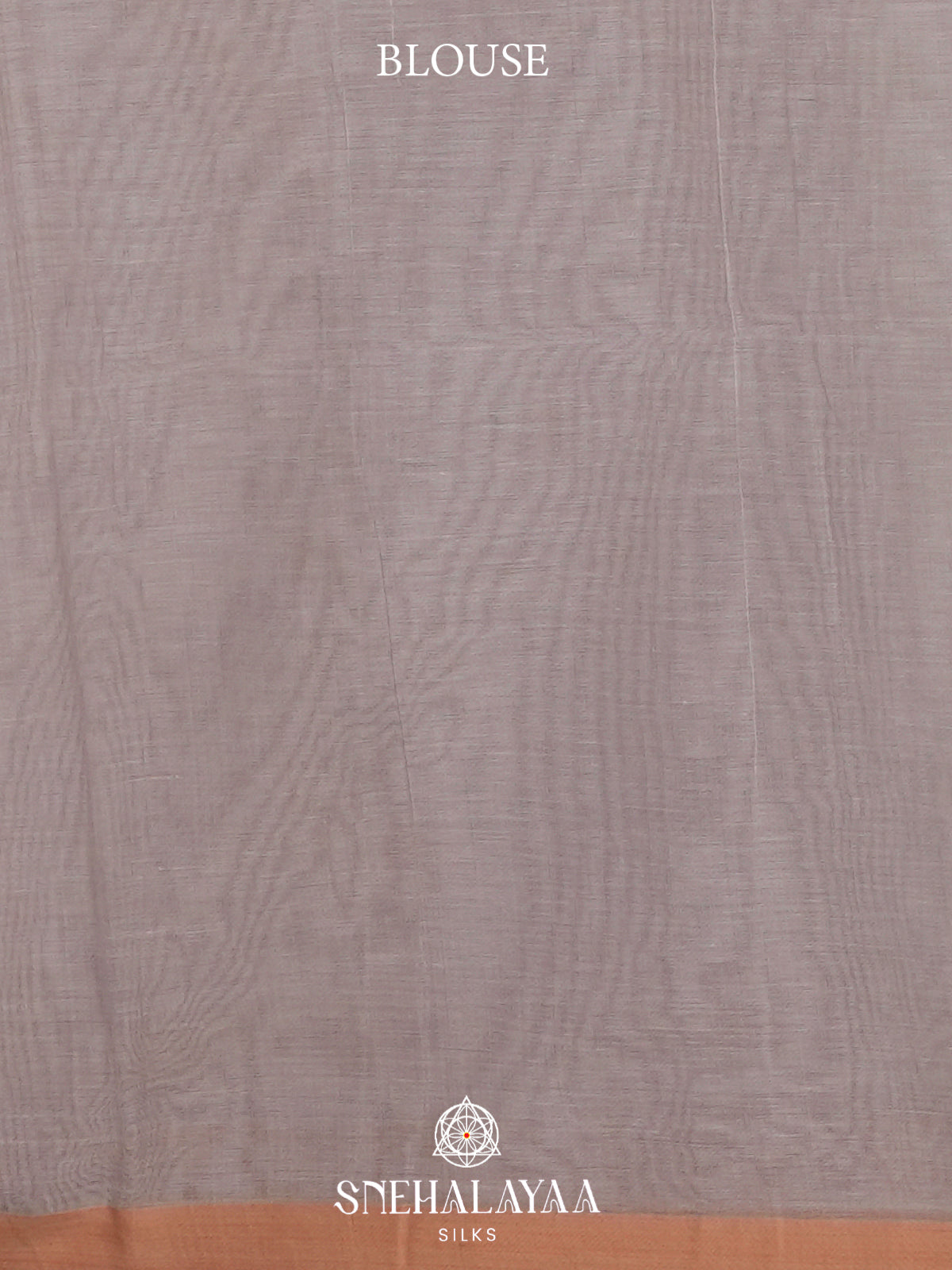 Taupe Grey Bengal Cotton Saree