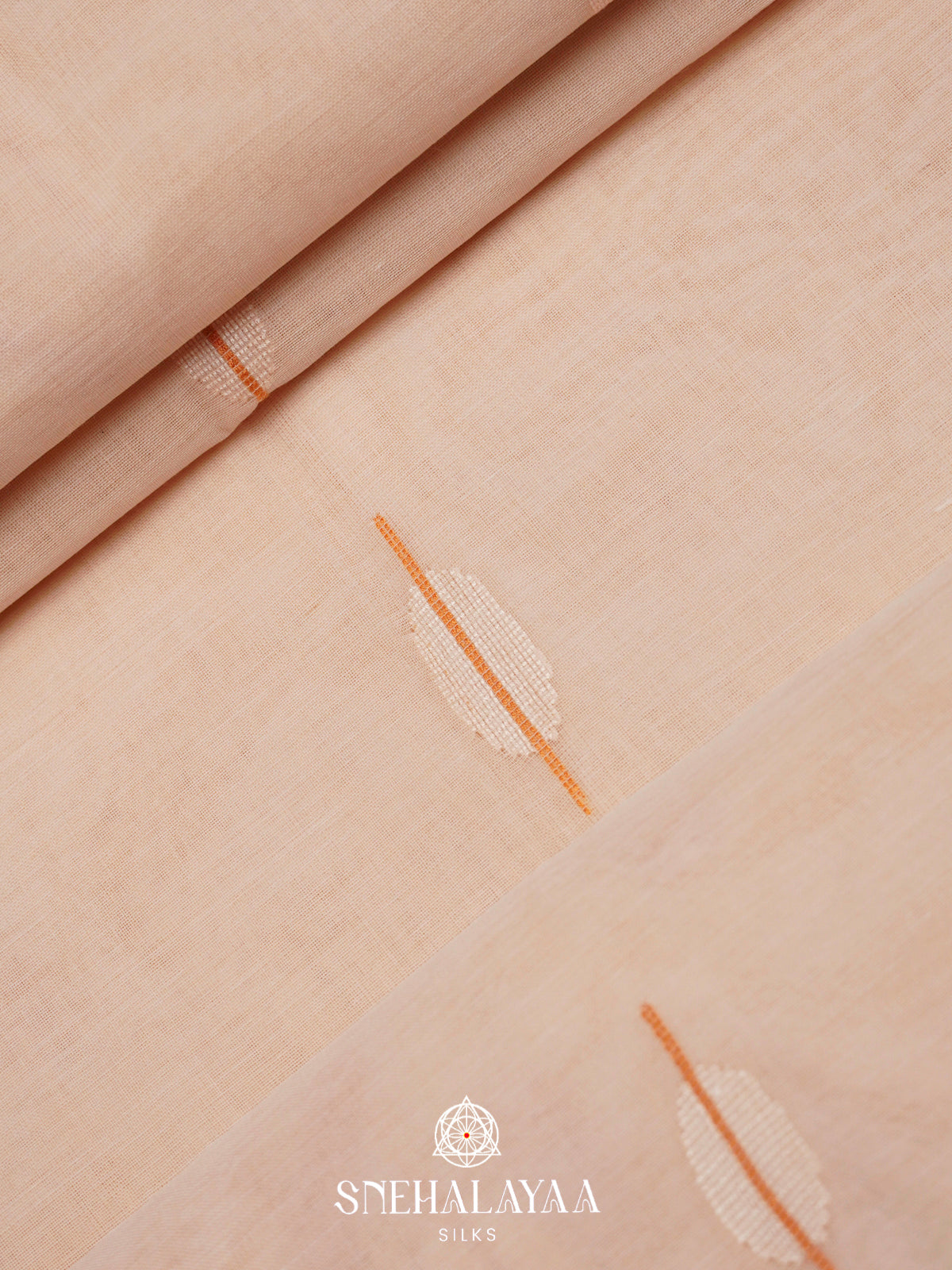 Cream Bengal Cotton Saree