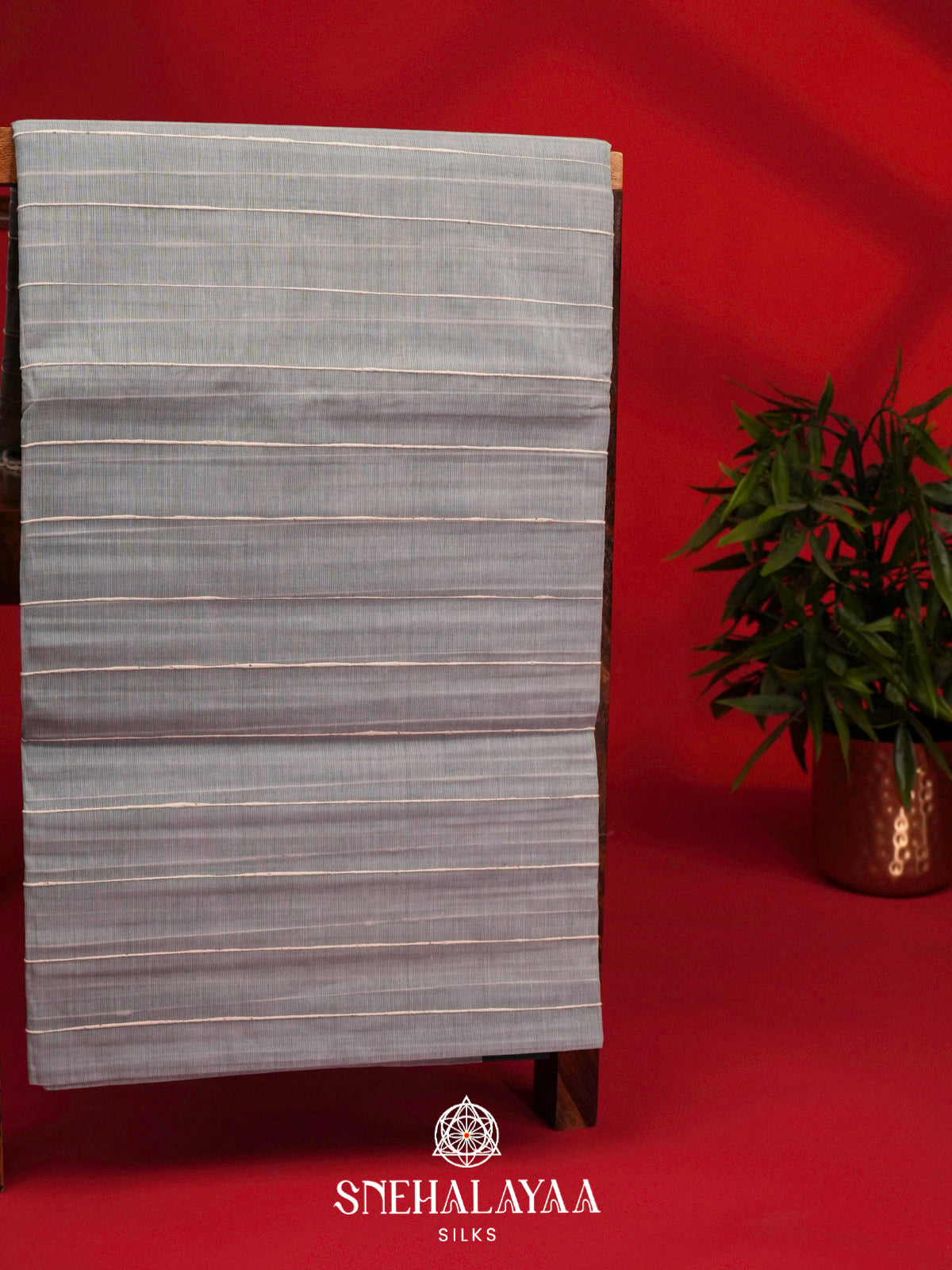 Grey Bengal Cotton Saree