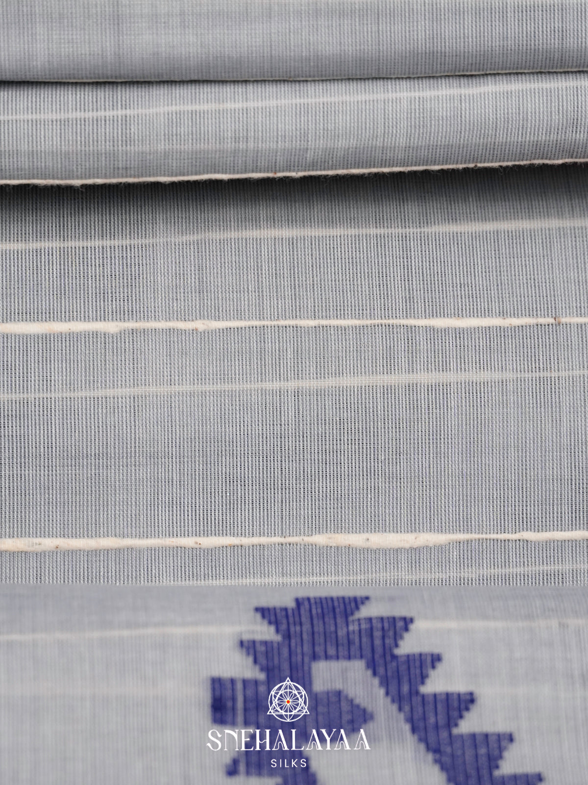 Grey Bengal Cotton Saree