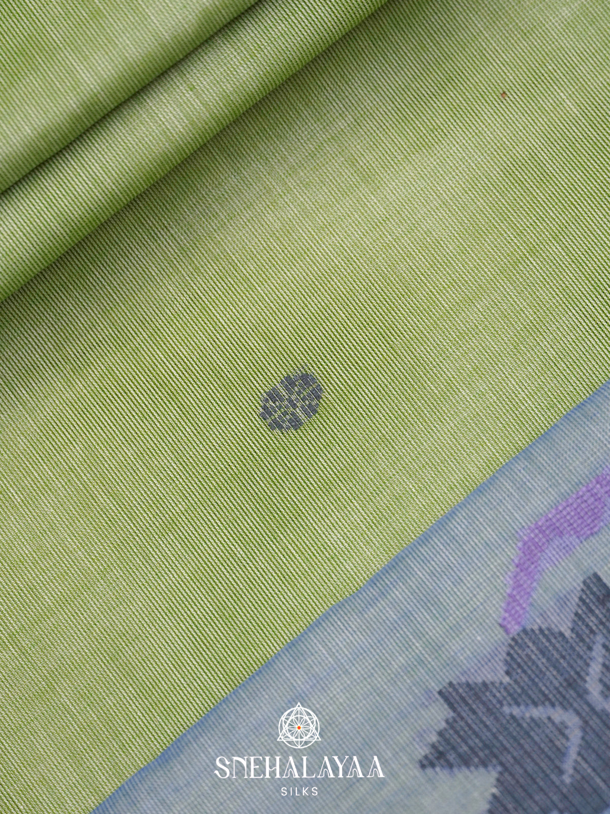 Pista Green Bengal Cotton Saree