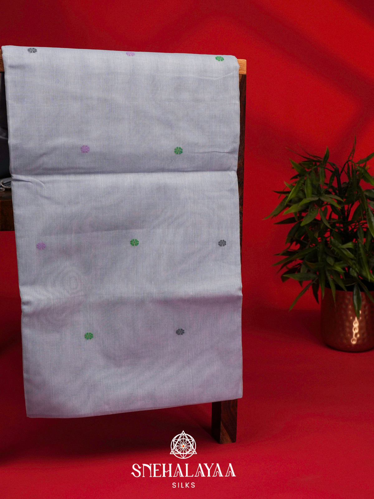 Blue Bengal Cotton Saree