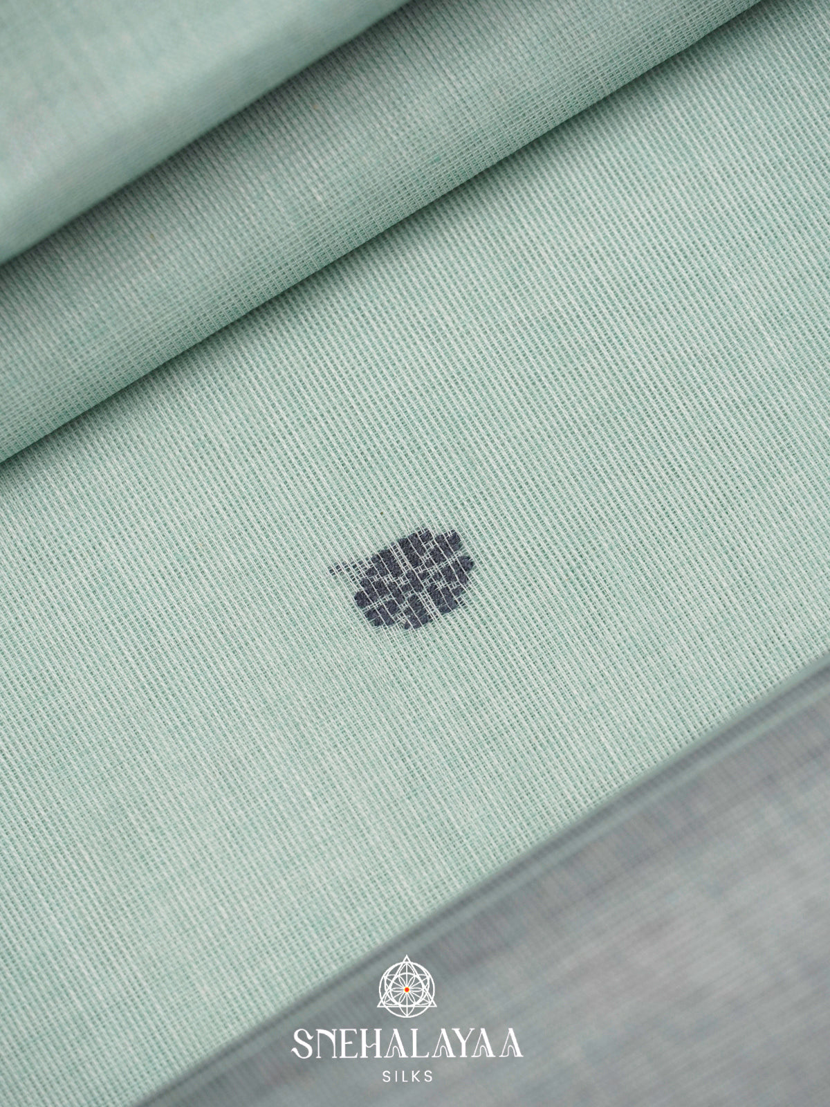 Mint Green Bengal Cotton Saree
